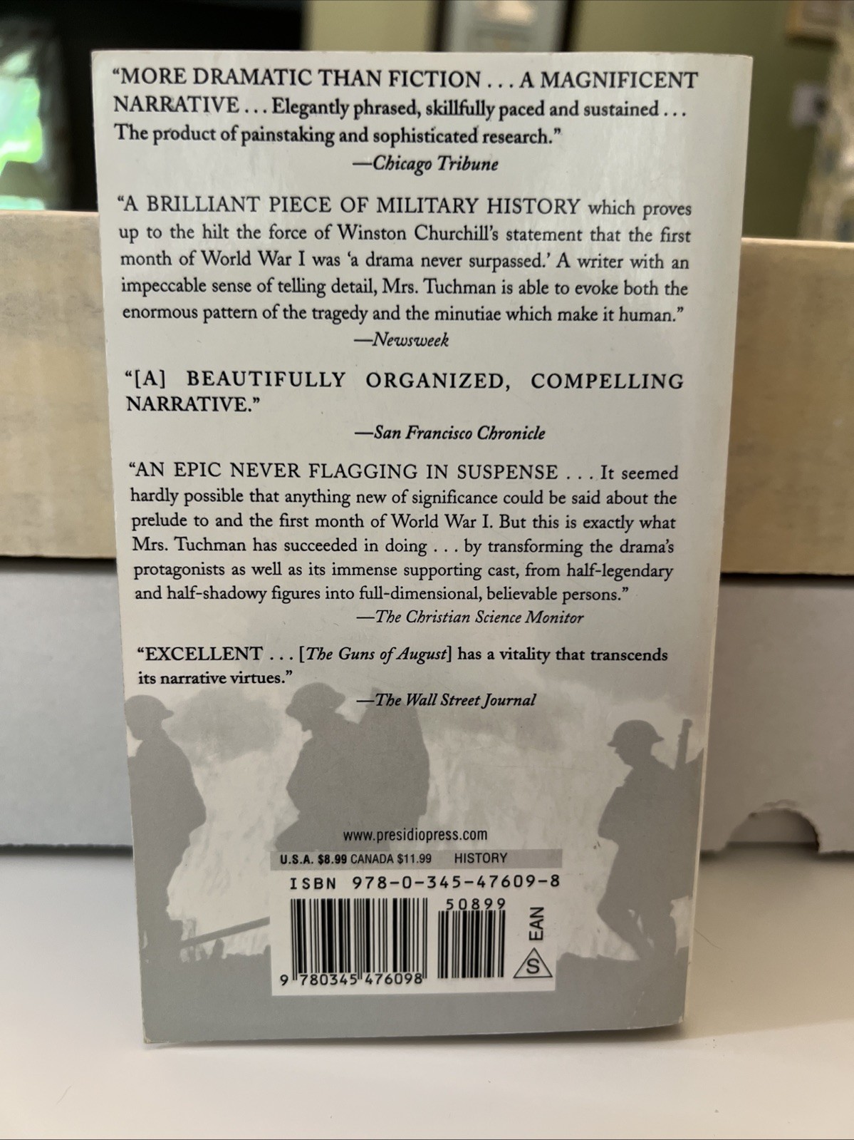 The Guns of August – Mass Market Paperback By Barbara W. Tuchman – GOOD