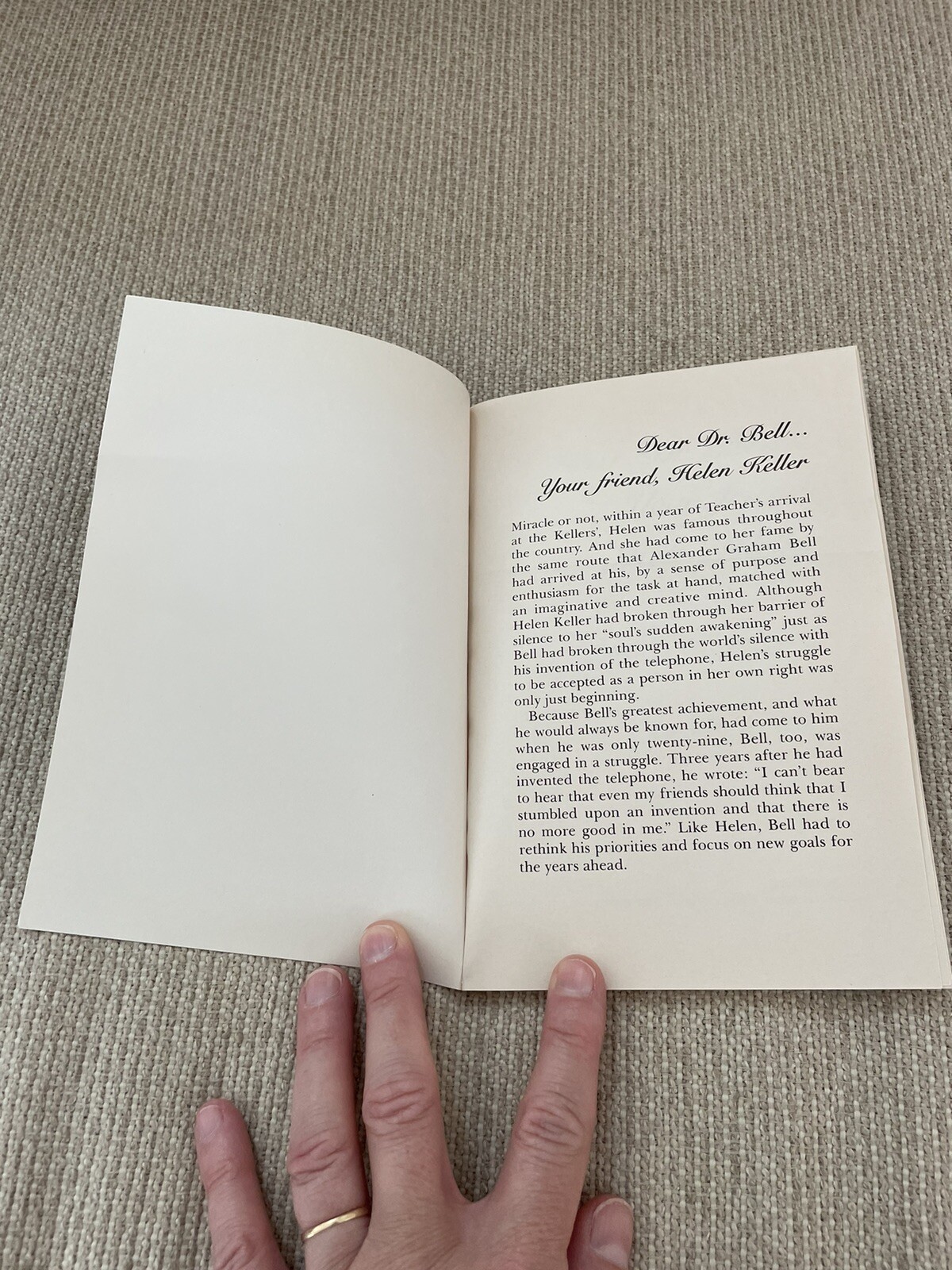 Helen Keller Annie Sullivan The World At Her Fingertips Dr. Bell books unit