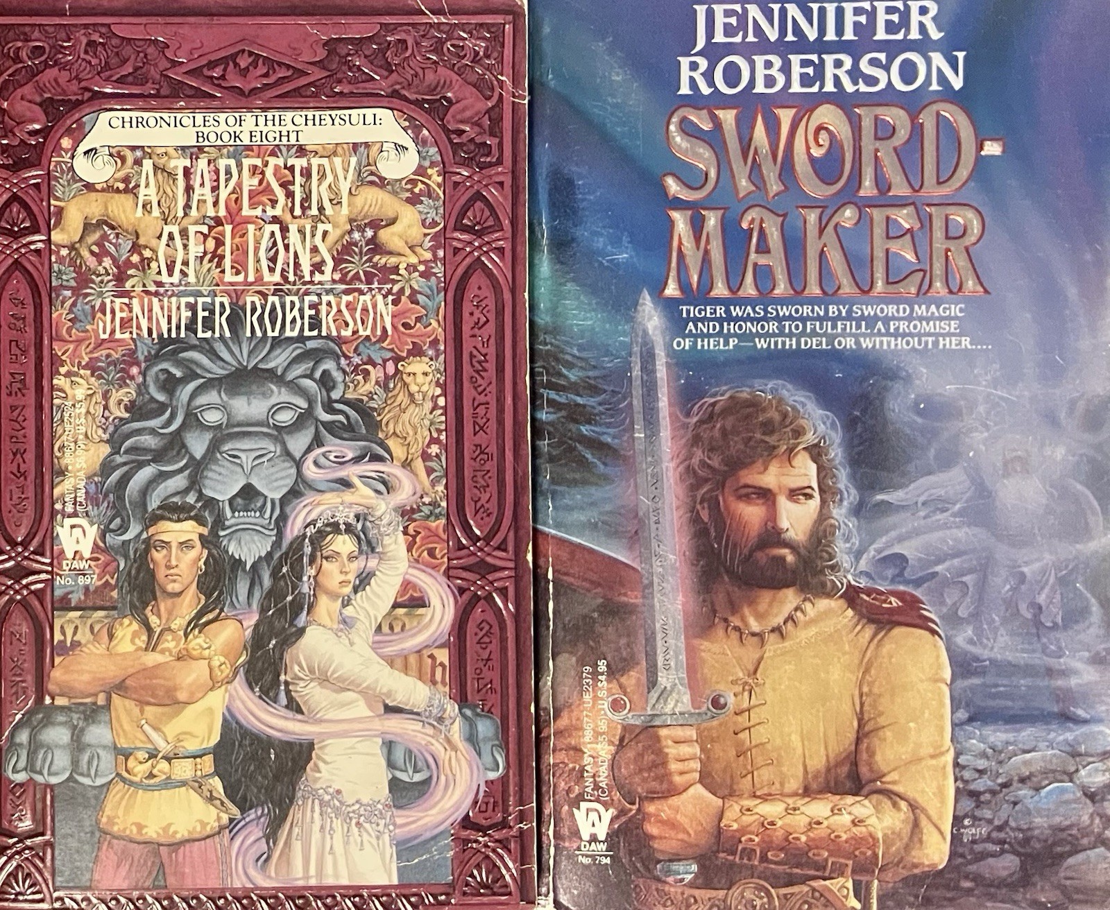 (5 pb) CHRONICLES of CHEYSULI / Sword-Dancer series by Jennifer ROBERSON
