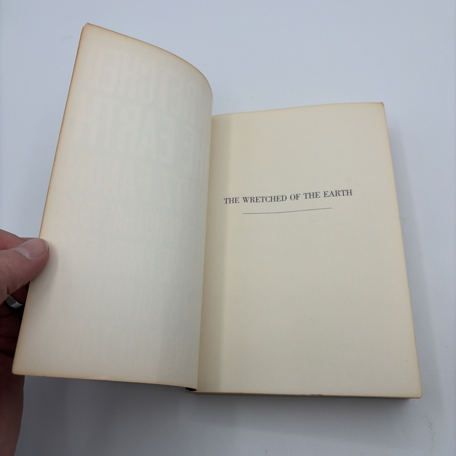 WRETCHED OF EARTH By Frantz Fanon First Evergreen Edition 1966