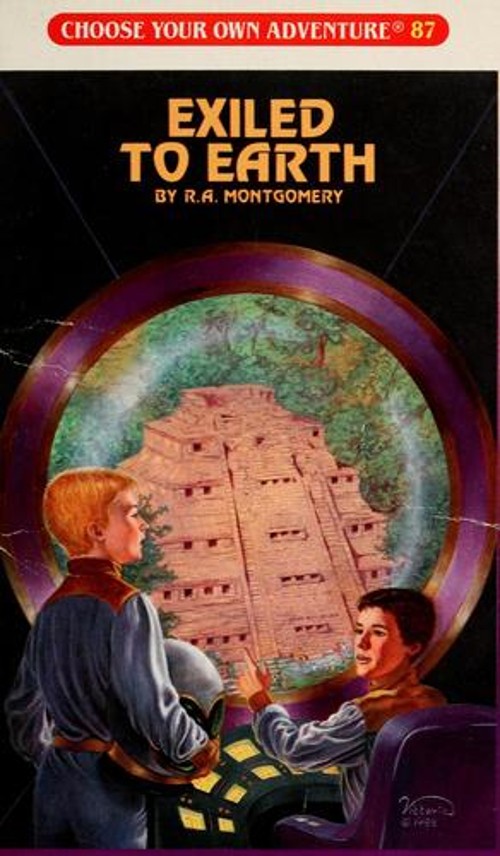Exiled to Earth Paperback R. A. Montgomery