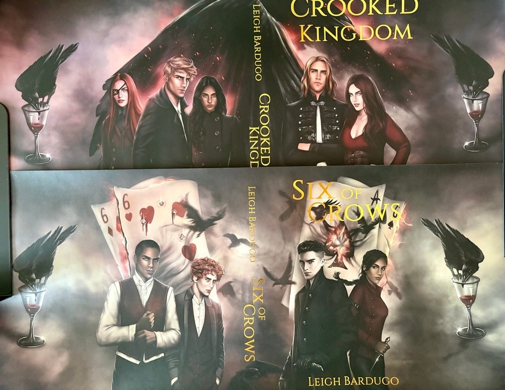 Six of Crows Crooked Kingdom A Touch of Magic Designs Dust Jackets Only NEW