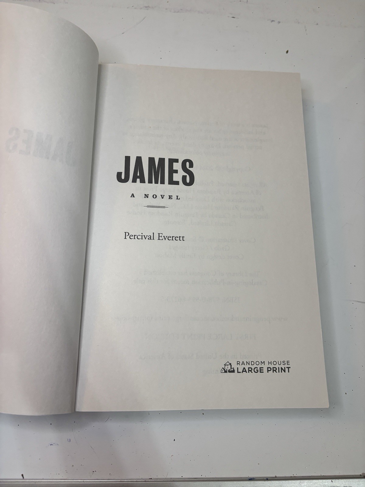 James : A Novel by Percival Everett (2024, Trade Paperback)