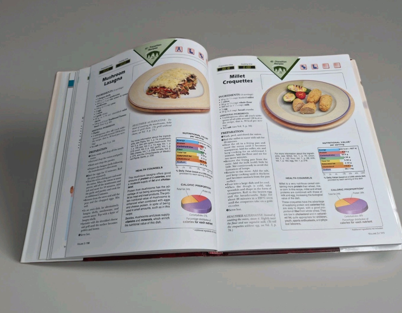 Encyclopedia of Foods Healthy Recipes Vol. 3/Hardcover by Pamplona-Roger MD