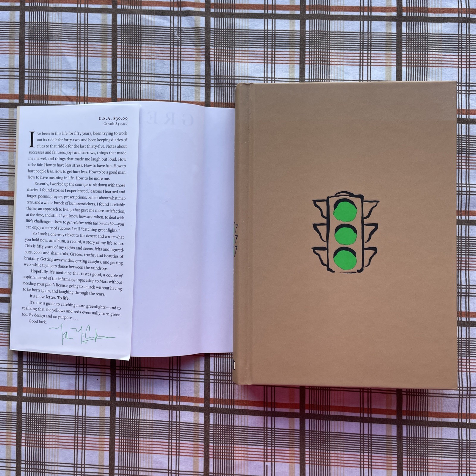 Greenlights by Matthew McConaughey (SIGNED 2020 1st Edition HCDJ Autograph)