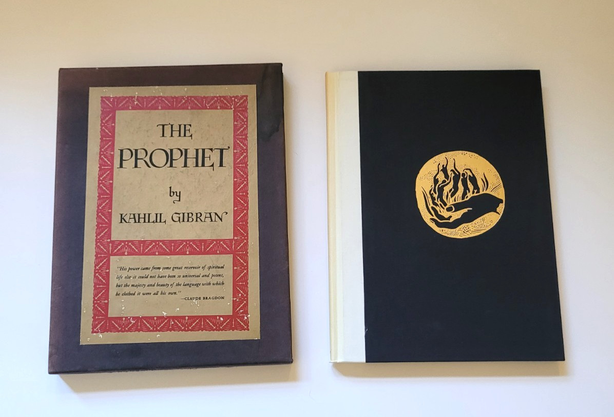 The Prophet Kahlil Gibran 1988 Alfred A Knopf Hardcover Slipcase Illustrated