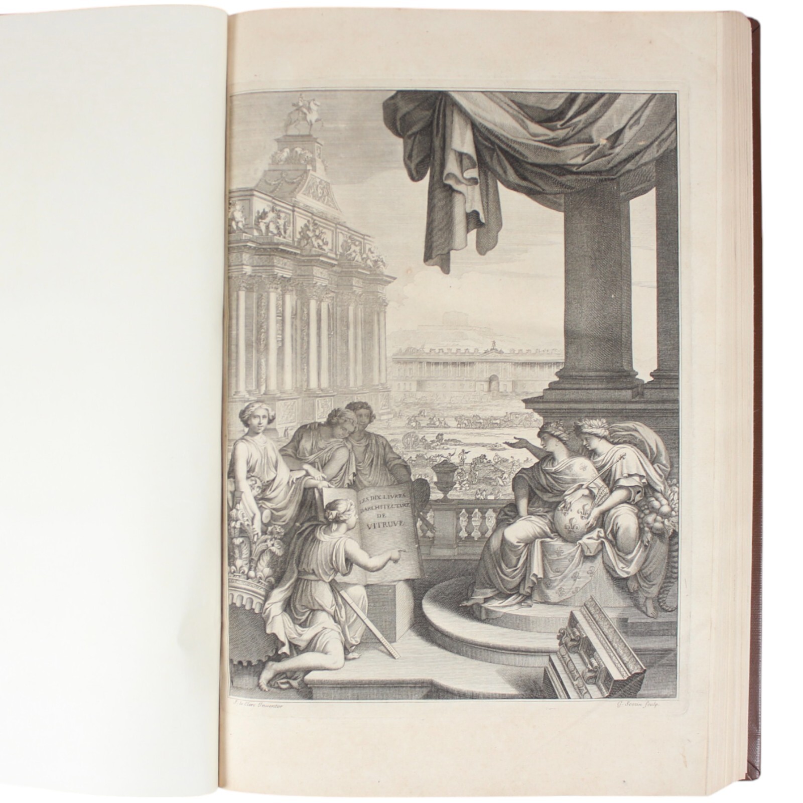 1684 Architecture VITRUVIUS Ten Books 2nd Ed Enlightenment Renaissance Engraving