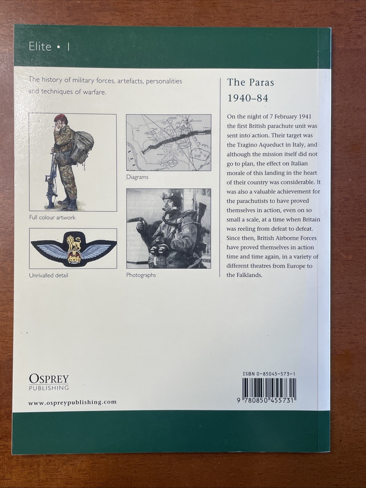 Paras 1940-84 – Osprey Elite Series , #1 64 Pages, SB