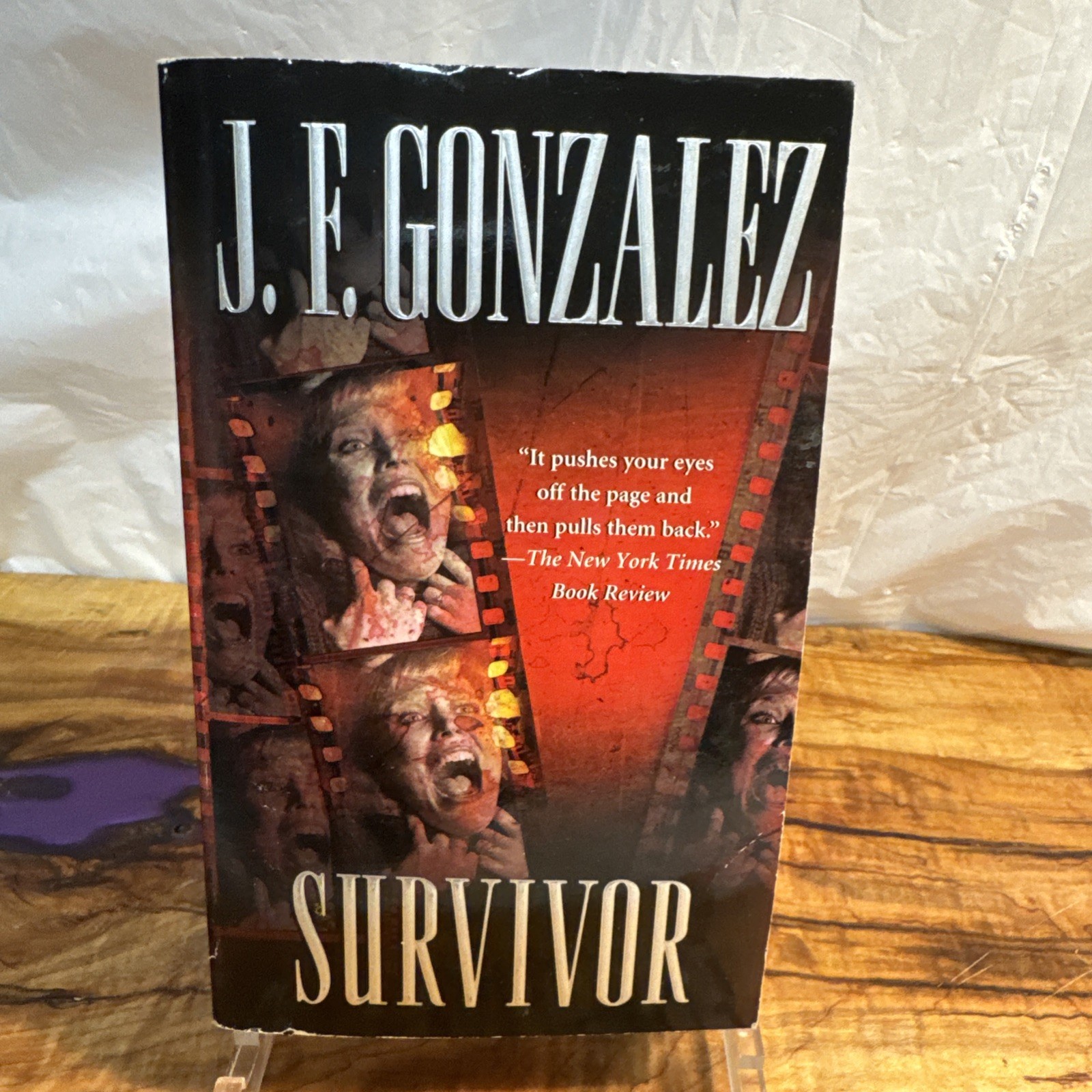 Survivor by J F Gonzalez Signed Horror Paperbacks from Hell