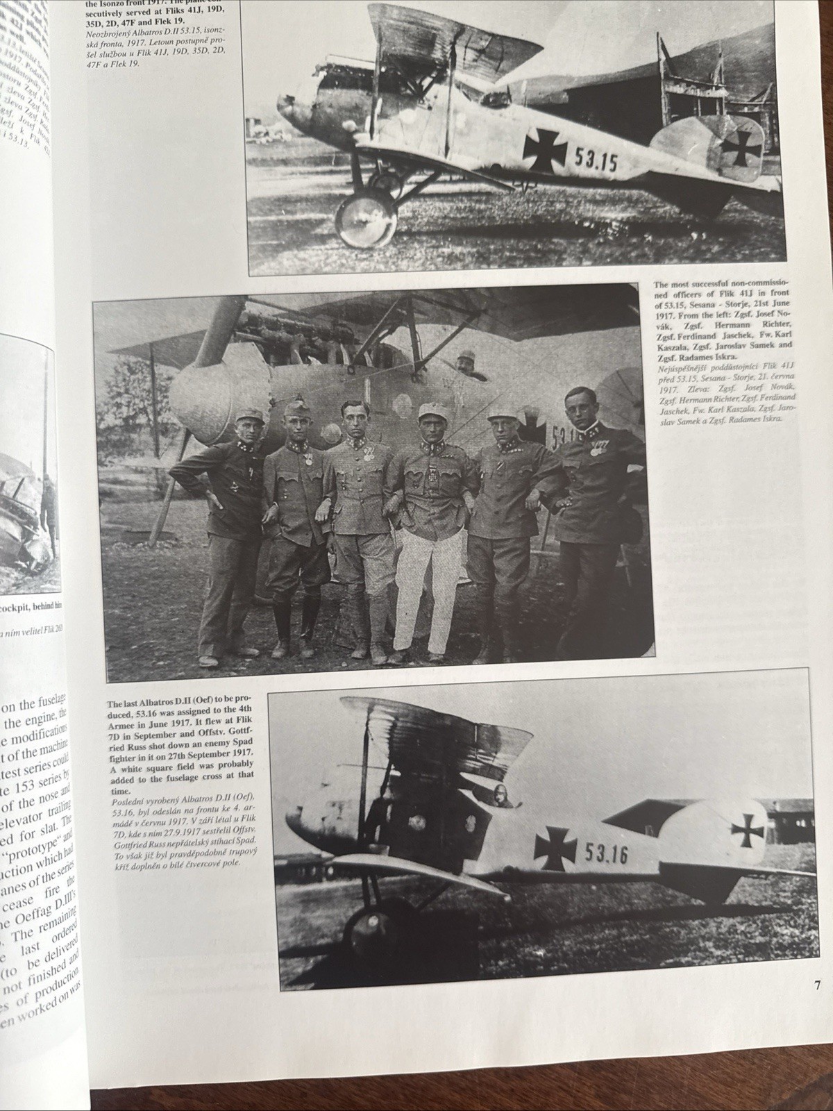 JaPo Albatros D.II & D.III Oeffag Austria Hungary WWI German Soft Cover 1998