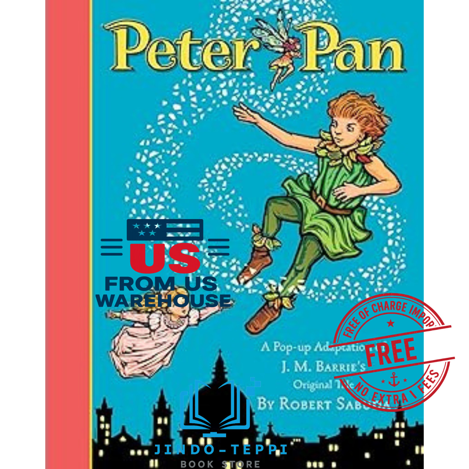 Peter Pan Pop-Up Book HC Robert Sabuda Little Simon Collectible 2008