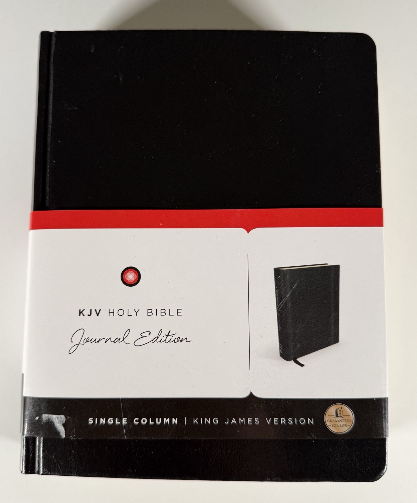 KJV Holy Bible Journal Edition Thomas Nelson 2016 Black Hardcover Study