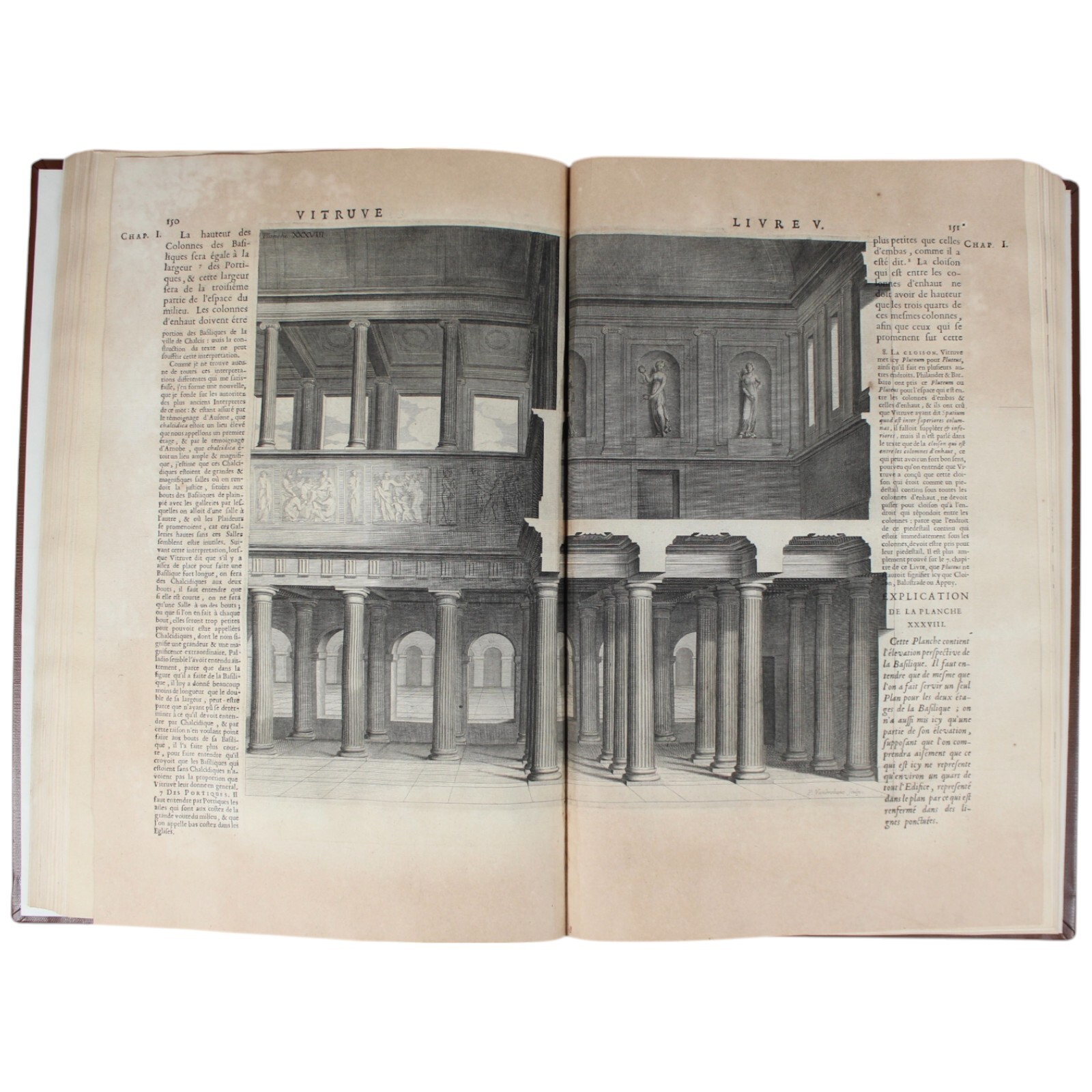 1684 Architecture VITRUVIUS Ten Books 2nd Ed Enlightenment Renaissance Engraving