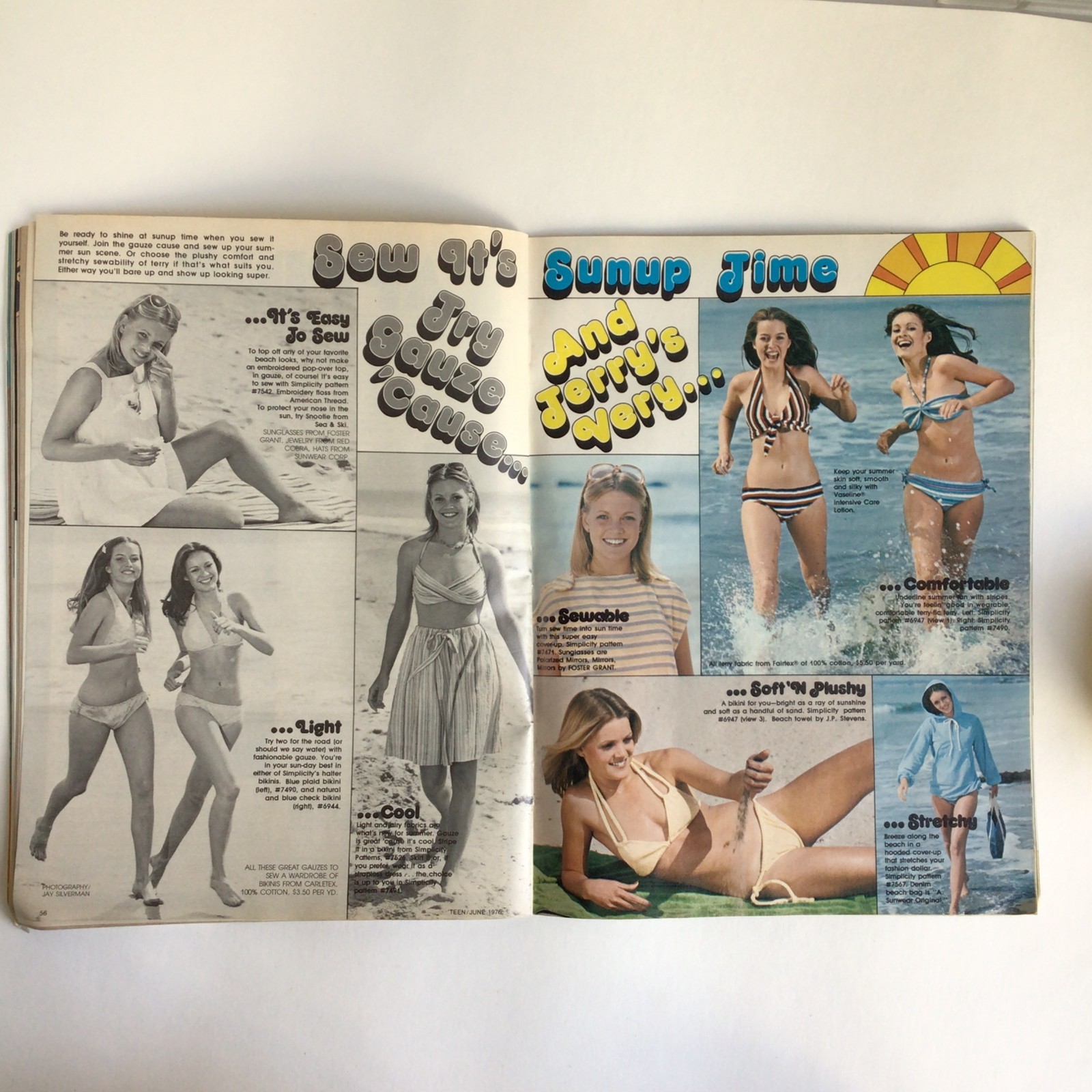 Vintage TEEN Magazine – JUNE 1976 Young & Lovin 96 Pages Fashion, Ads, Advice