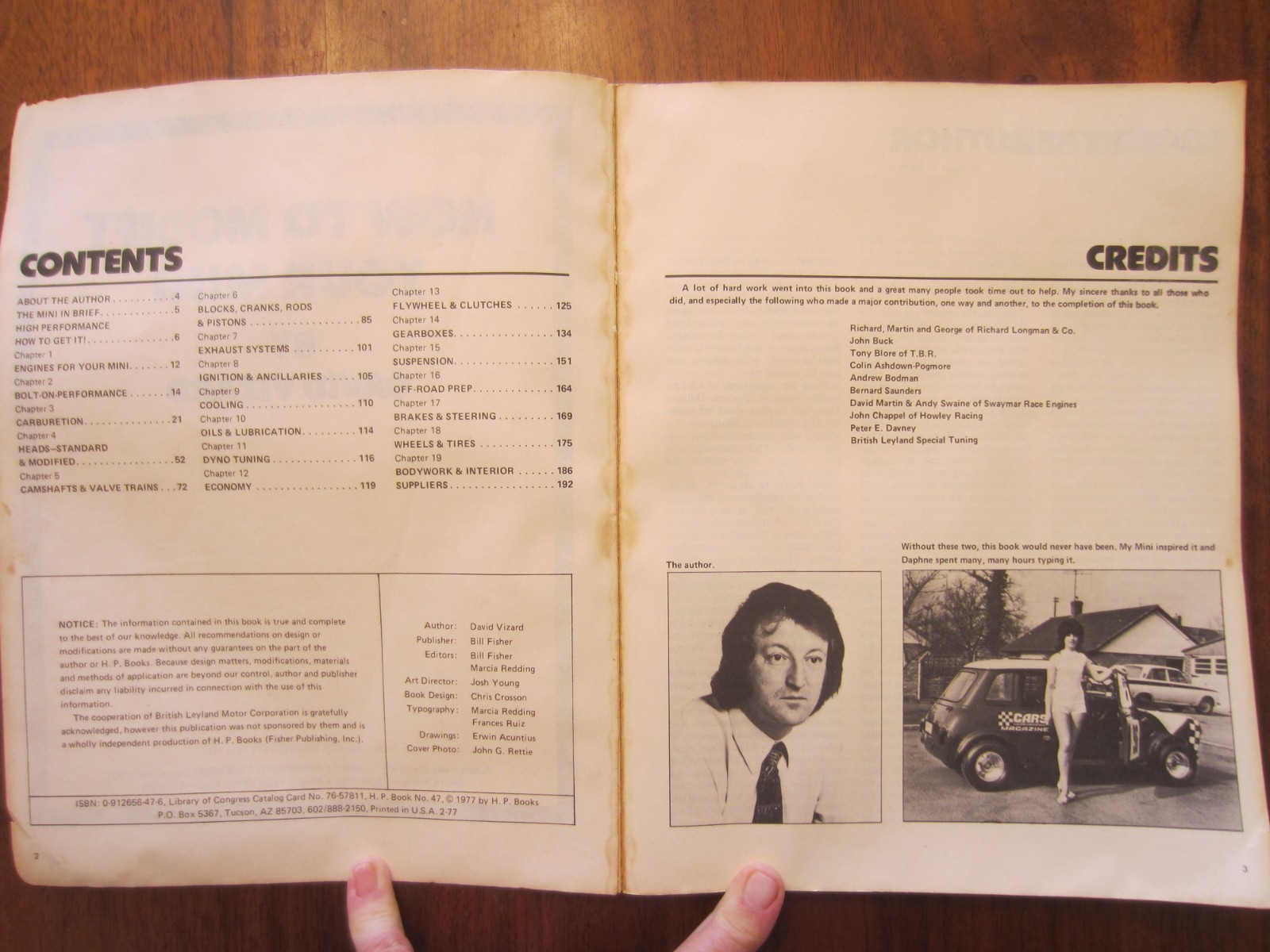 How to Modify your MINI by David Vizard Softbound 192 pages 1977