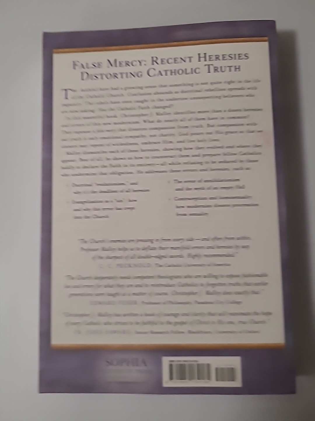 Against Recent Heresies : Defusing Confusion by Christopher Malloy (2021, Trade
