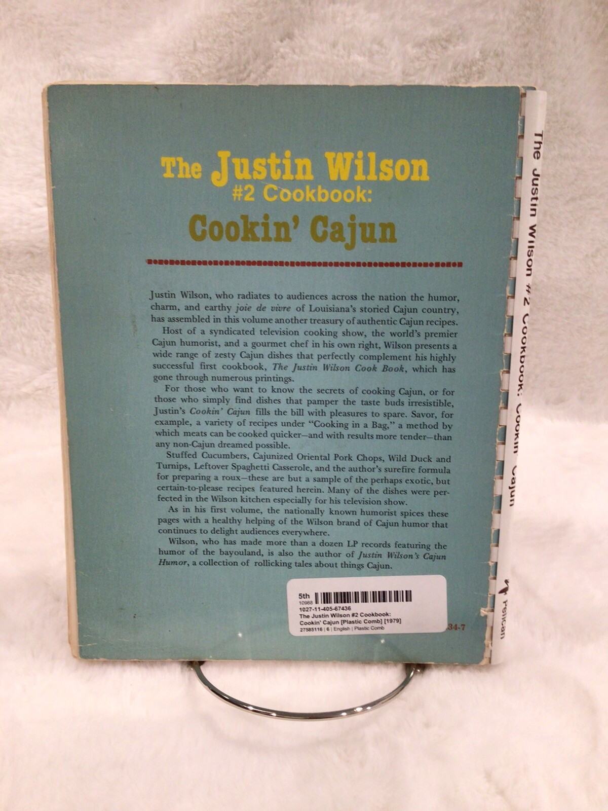 THE JUSTIN WILSON #2 COOKBOOK: COOKIN CAJUN ~ 112 pages ~