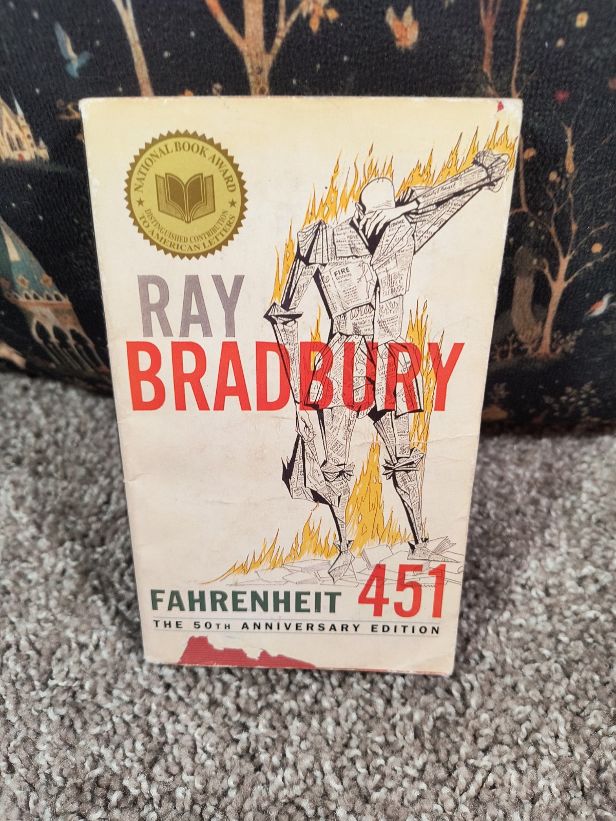 Fahrenheit 451 by Ray Bradbury 1991 Paperback 50th Anniversary – Acceptable