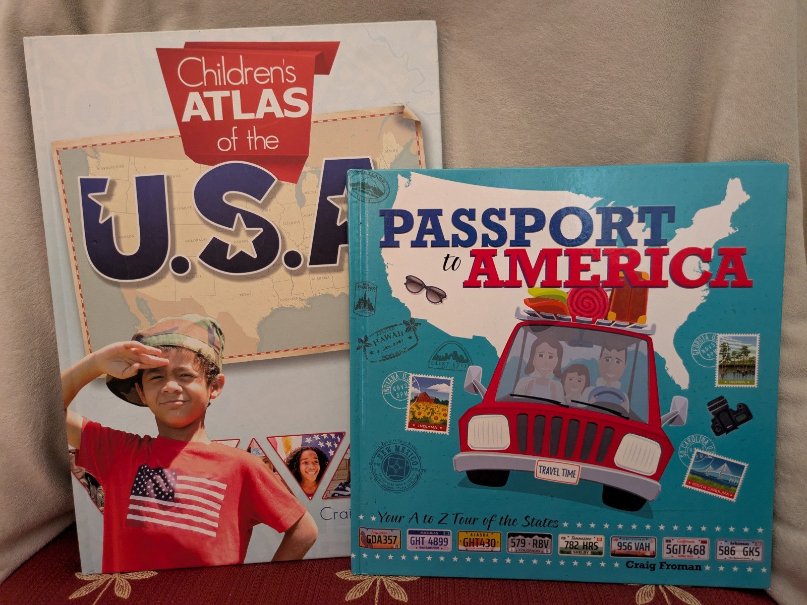 Masterbooks Children’s Atlas of the U.S.A. & Passport to America by Craig Froman
