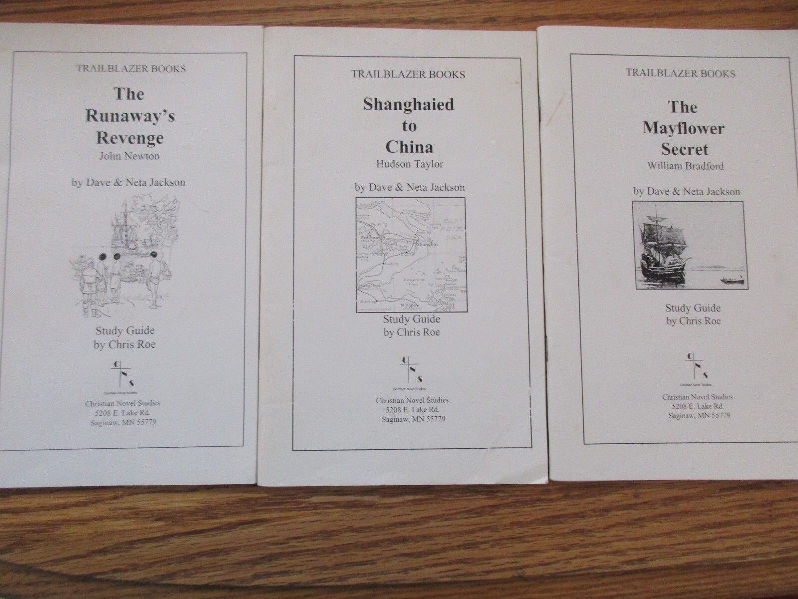 Trailblazer Books Study Guides (Mayflower Secret/Runaway’s Revenge/Shanghaied)