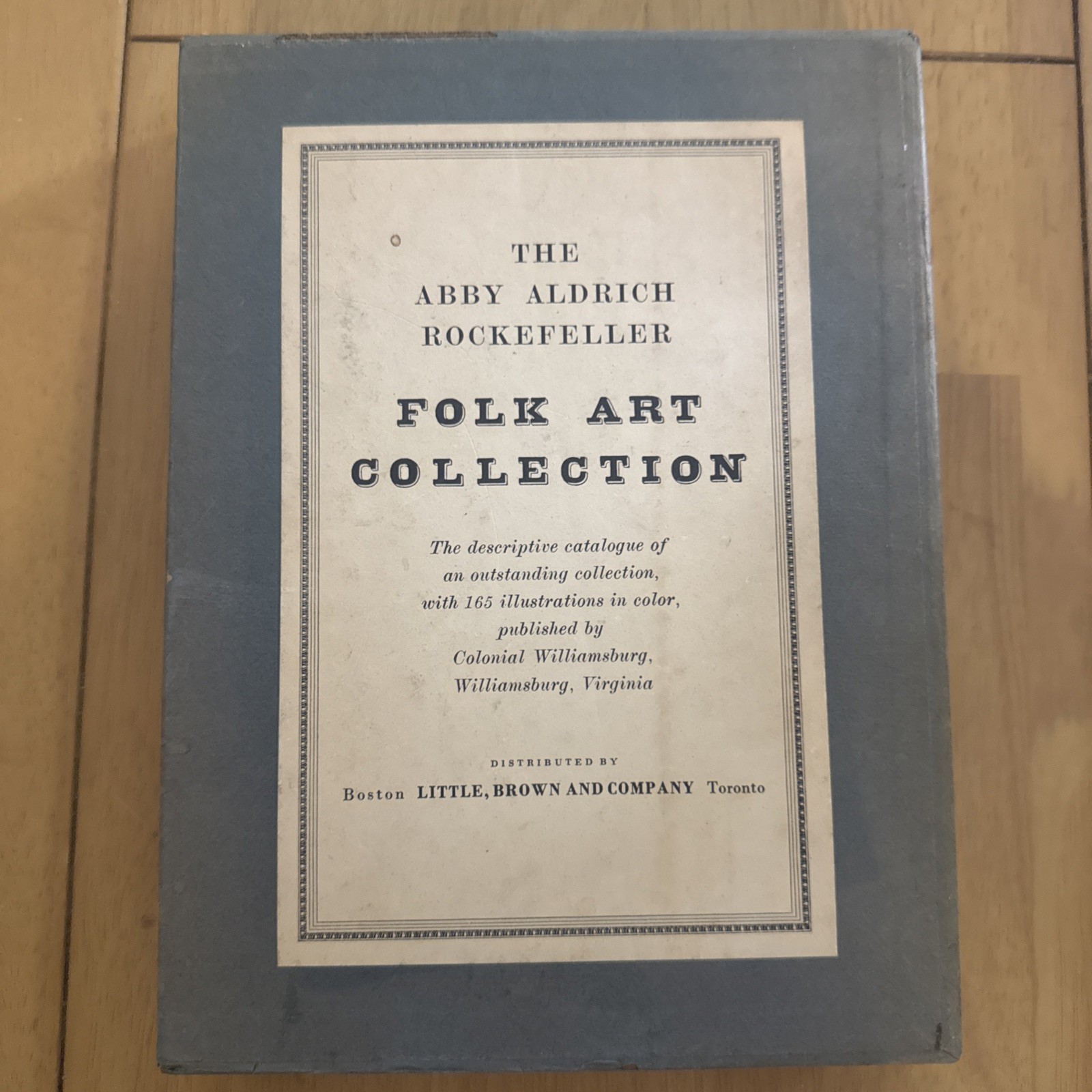 FIRST EDITION 1957 “The Abby Aldrich Rockefeller Folk Art Collection” In Box