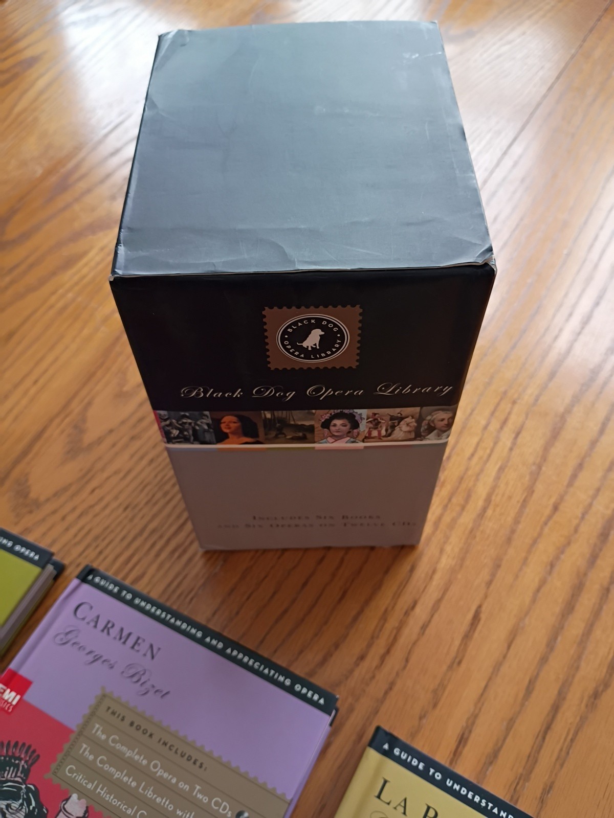 Black Dog Opera Library 6 Hardcover Books W/12 CDs In Cardboard Sleeve