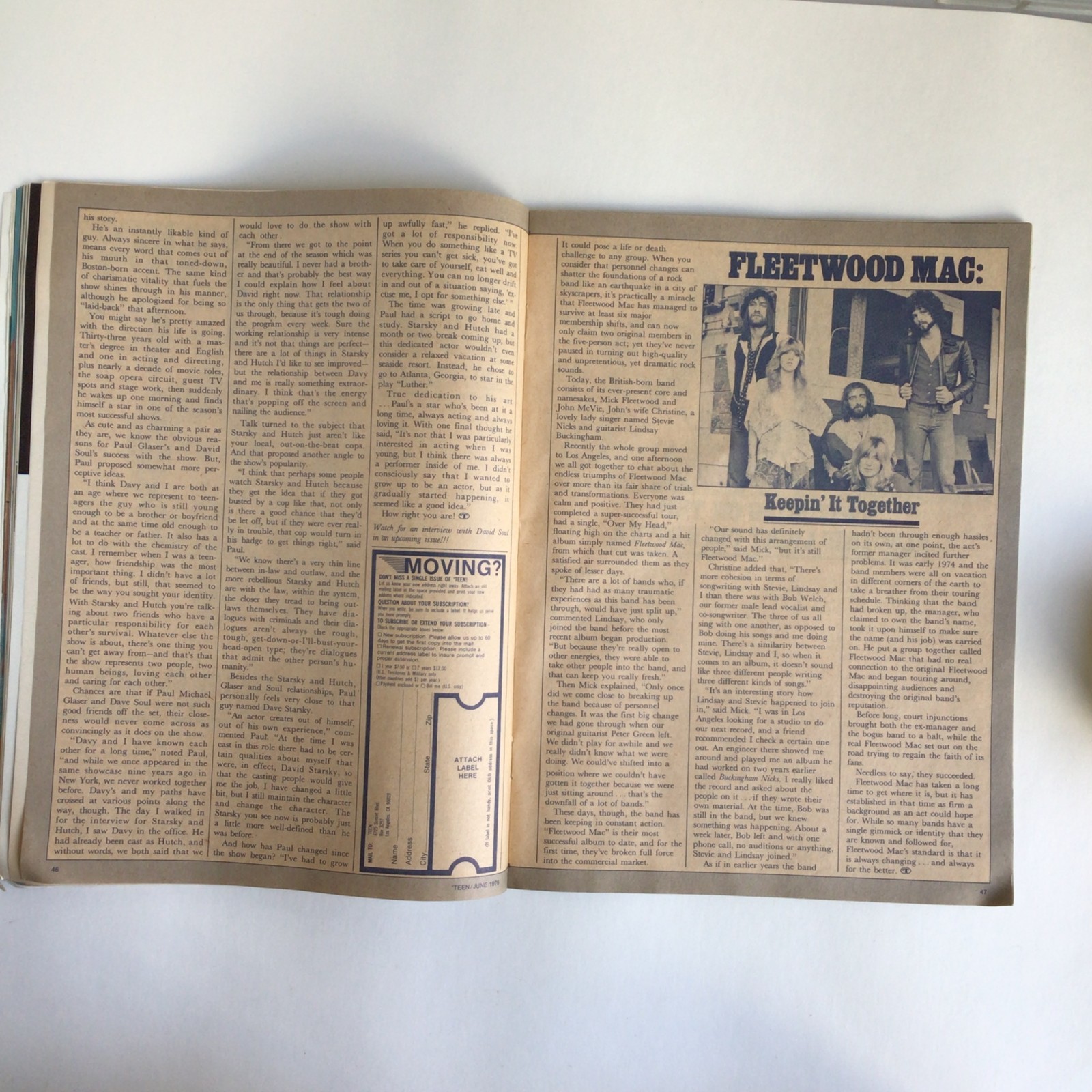Vintage TEEN Magazine – JUNE 1976 Young & Lovin 96 Pages Fashion, Ads, Advice