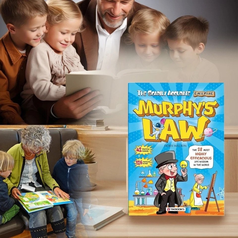 Murphy’s Law Learning Book for Kids 8-12 with 128 Pages Paperback Illustrated TL