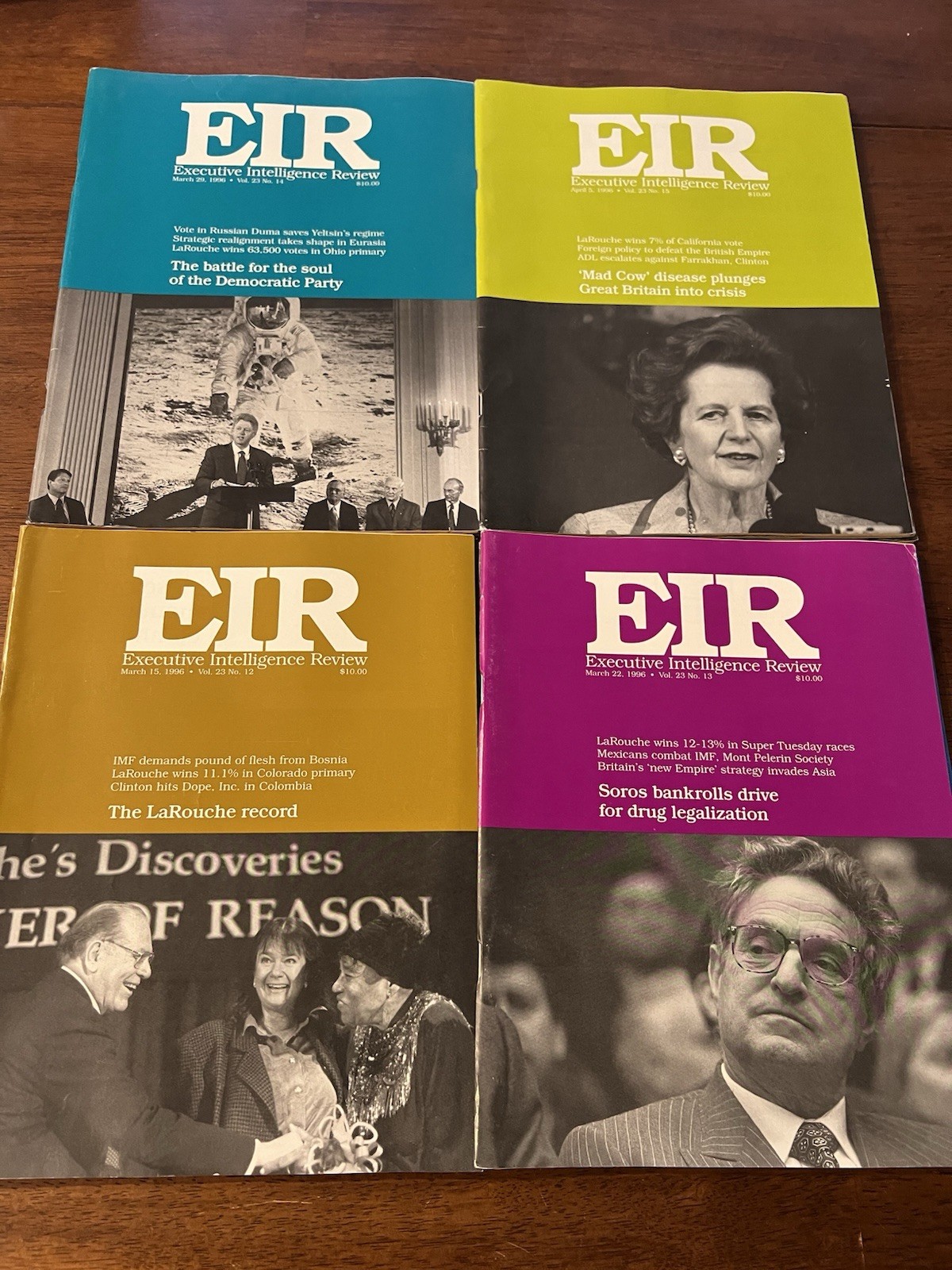 EIR Executive Intelligence Review 51 Issues 1996