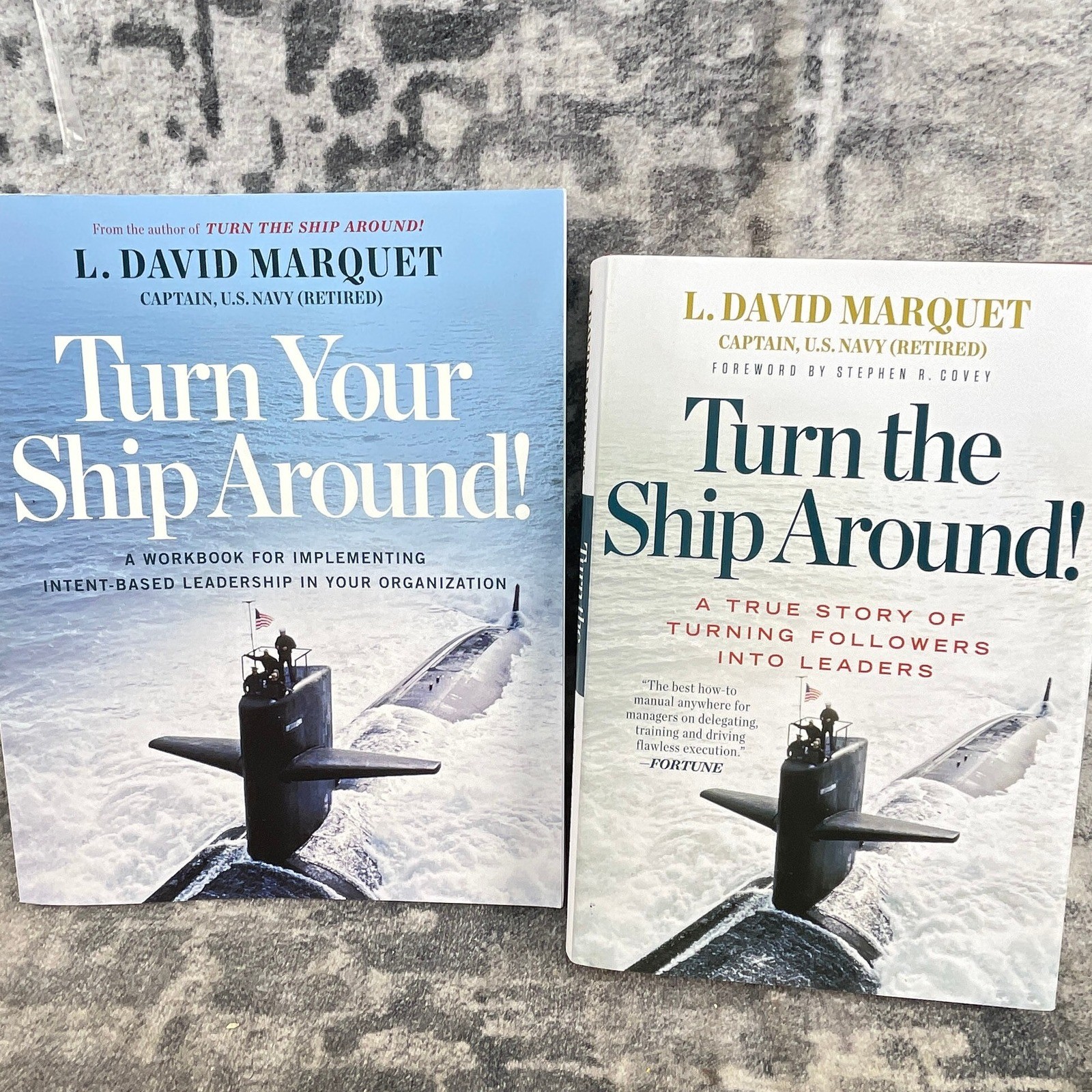 Turn the Ship Around! L. David Marquet Book & Workbook Set Leadership Management