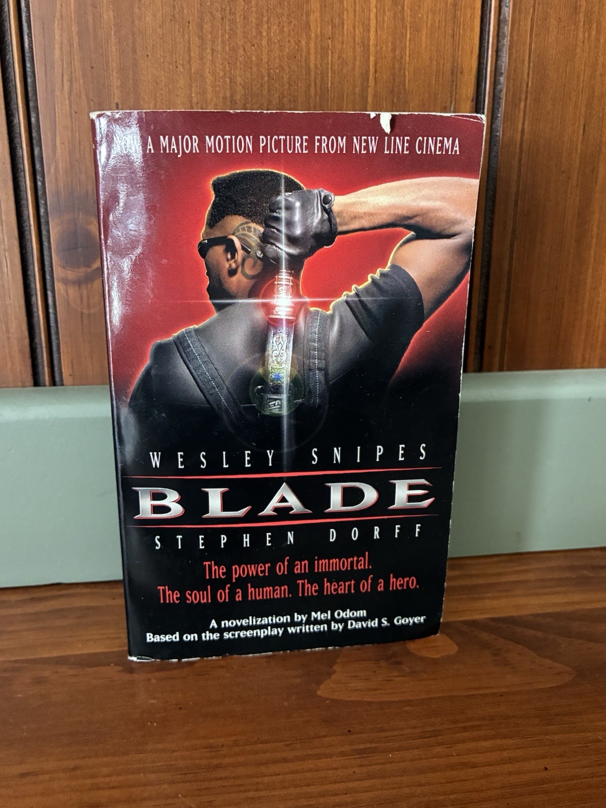 Blade Movie Novelization by Mel Odom Wesley Snipes Marvel Vampire David Goyer