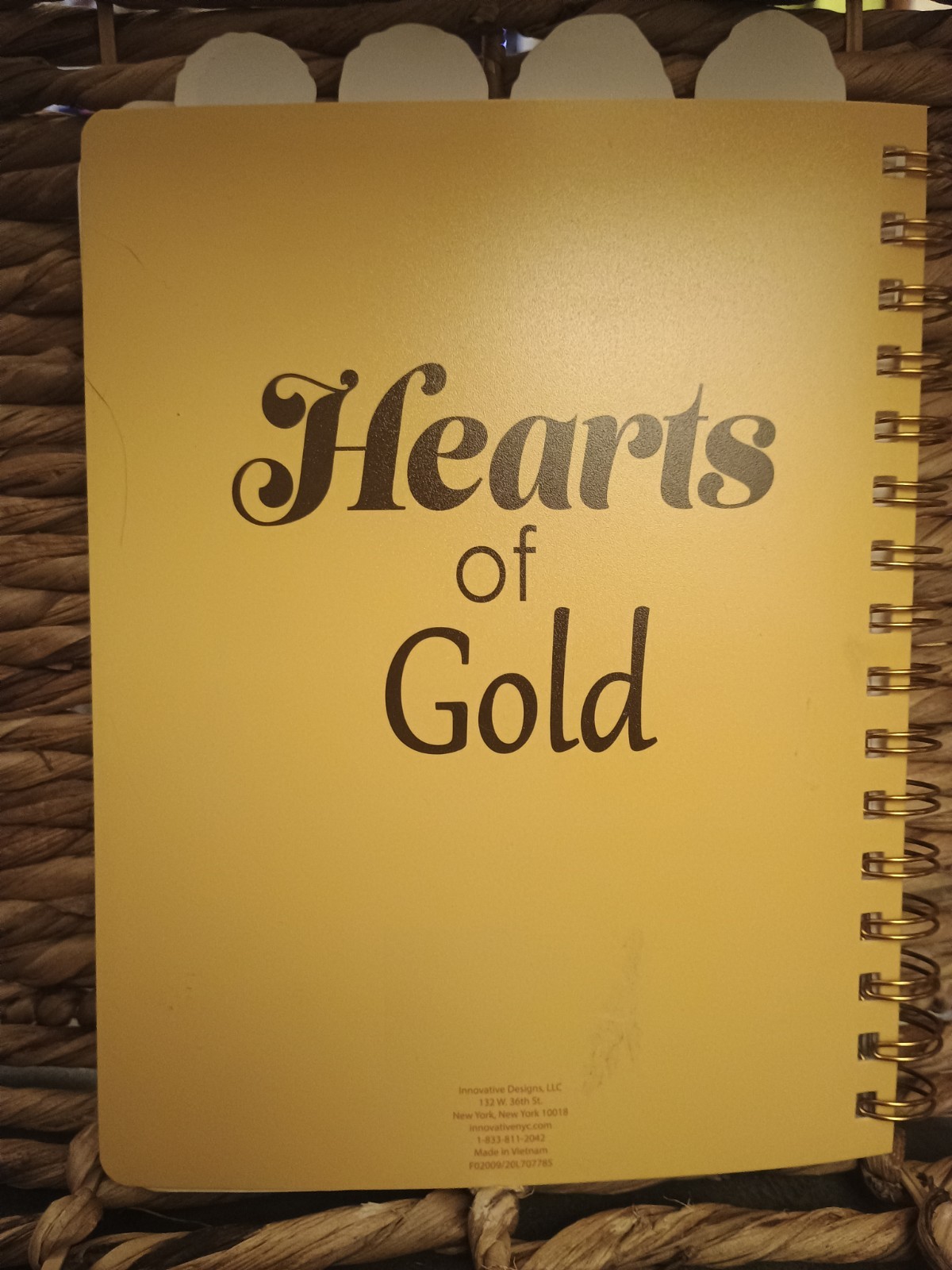 NEW – Golden Girls Spiral Spiral Notebook with Bookmarks – 96 Pages