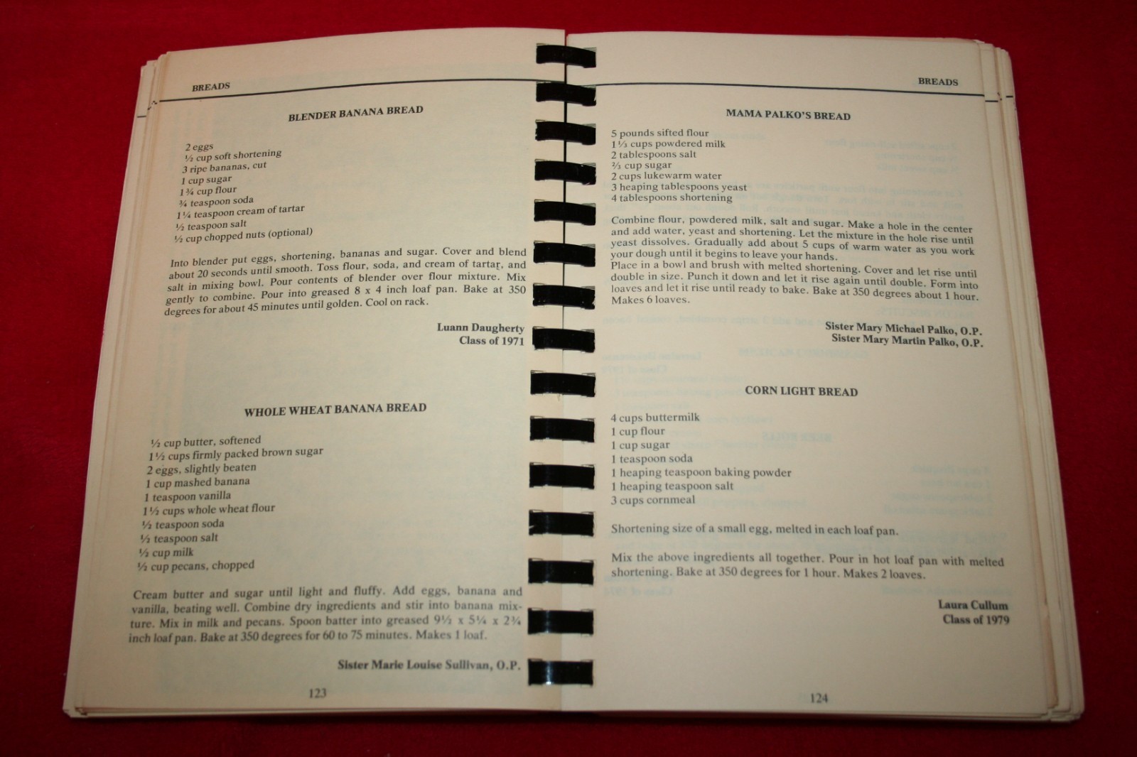 Vintage SAINT St CECILIA ACADEMY Nashville Tennessee 1978 COOKBOOK Recipes Food