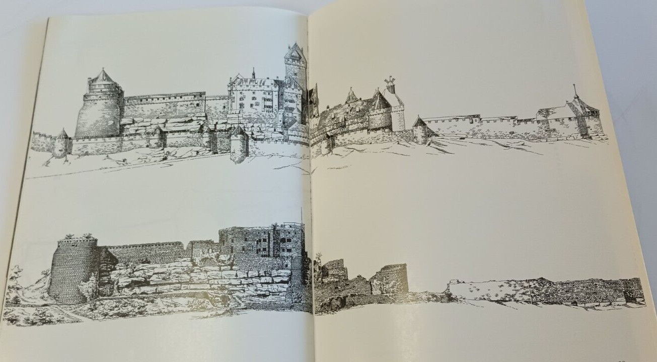 Alsace Castle Visitor Guidebook 1985 Haut-Koenigsbourg 40 Pages 6 x9 inches