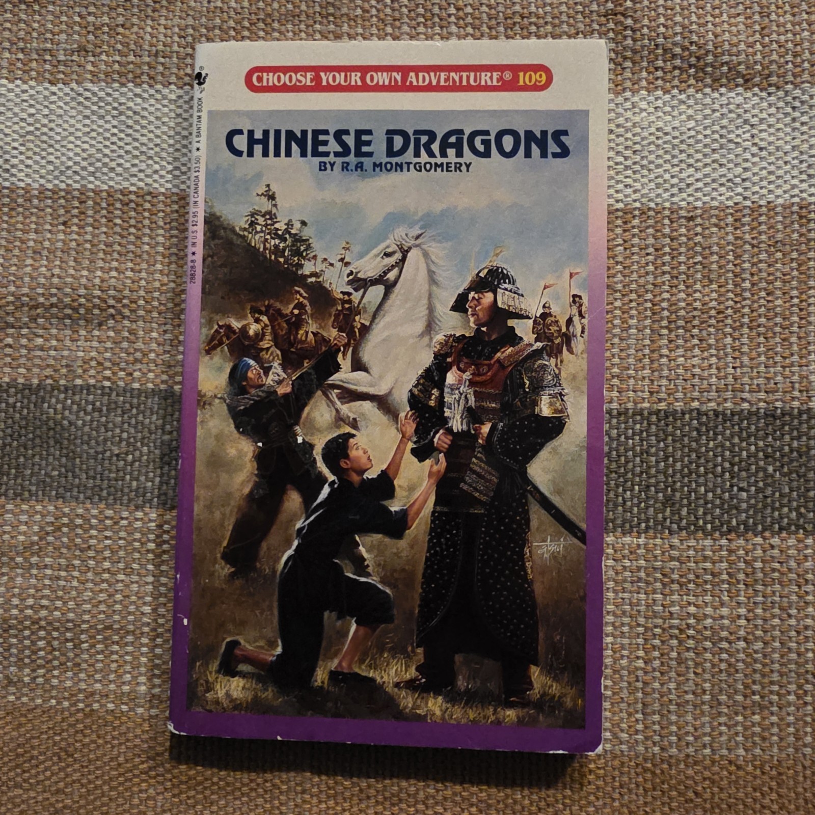 CYOA #109 Chinese Dragons by R.A. Montgomery PB 1991 1st Choose Your Adventure