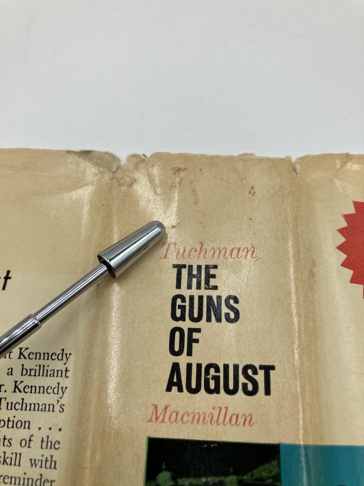 The Guns of August Barbara W. Tuchman Vintage 1979 World War 1 Hardcover DJ
