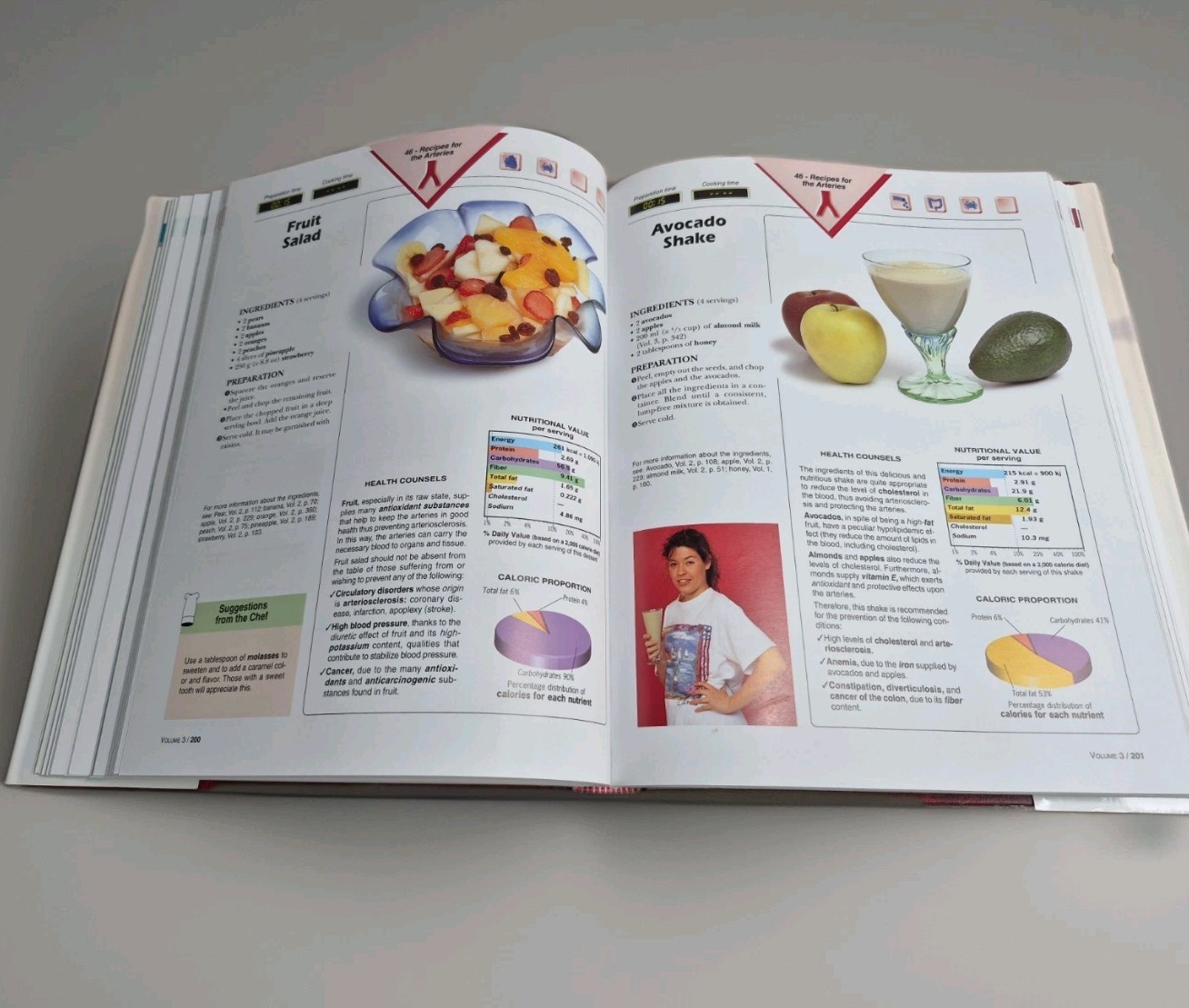 Encyclopedia of Foods Healthy Recipes Vol. 3/Hardcover by Pamplona-Roger MD