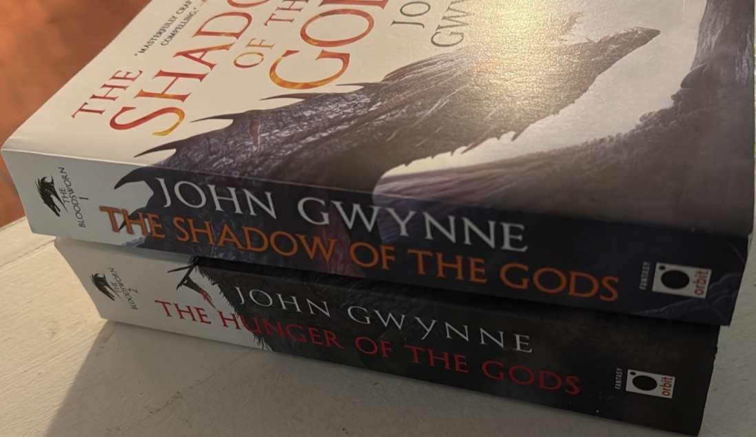 John Gwynne Bloodsworn Trilogy Shadow & Hunger of the Gods PB Fantasy