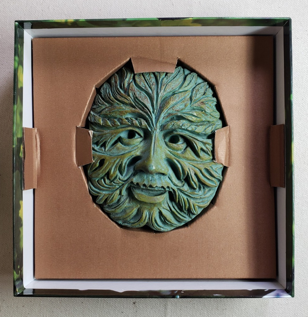 The Green Man: Spirit of Nature- plaque & book kit