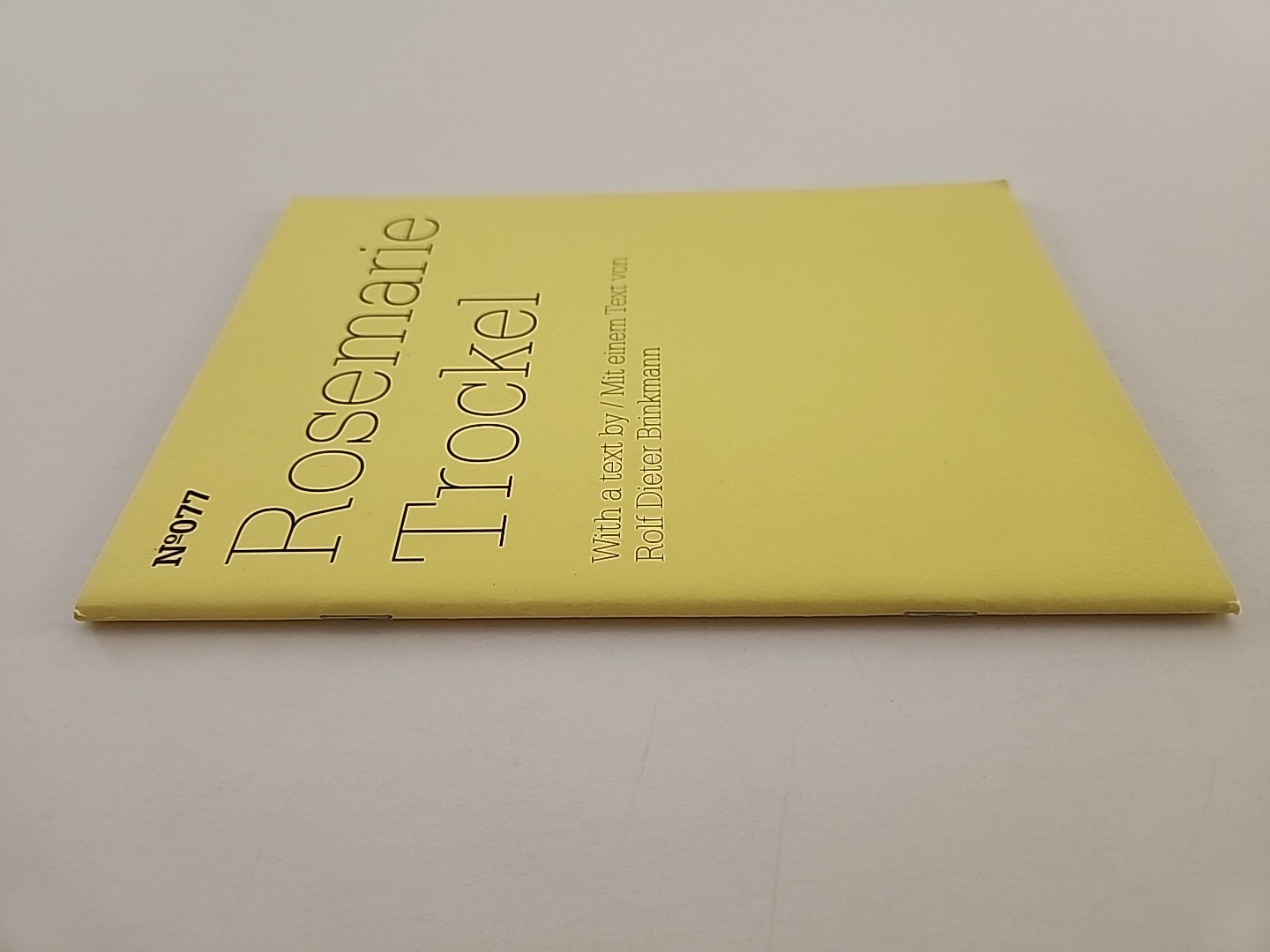 Rosemarie Trockel 100 Notes Thoughts Documenta 077 Rosmarie Trockel