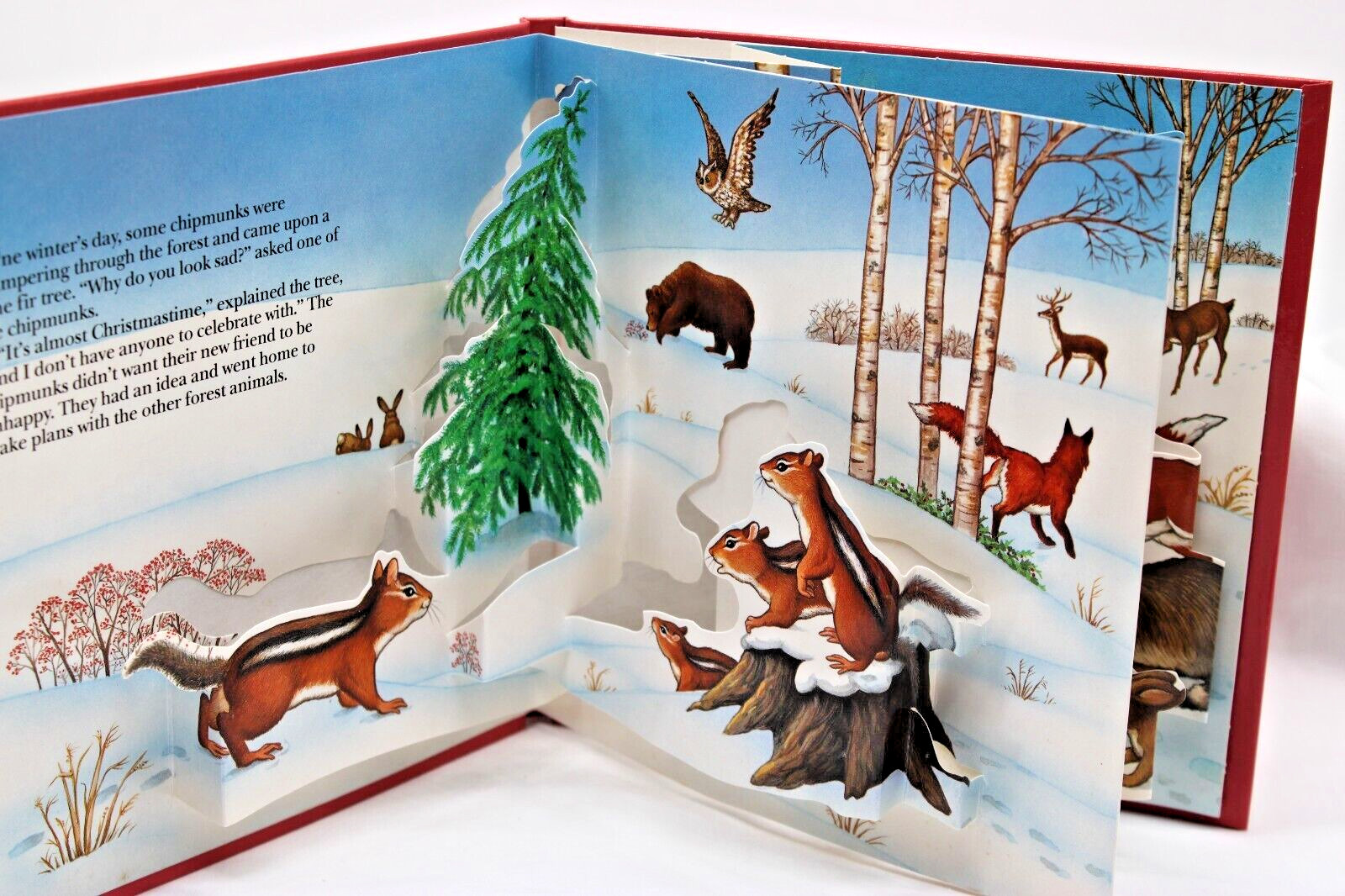 1992 Christmas Pop-up Books Lot of 5 Hard Cover Treasury Collection Vintage