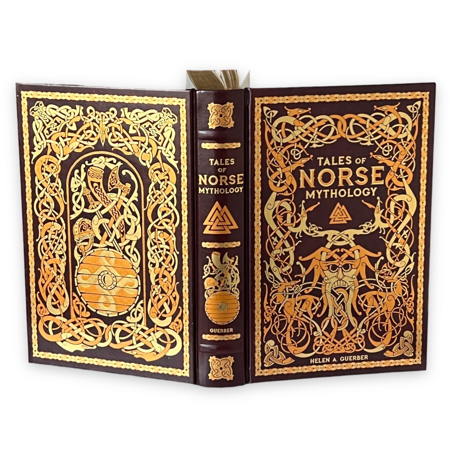 TALES OF NORSE MYTHOLOGY by Helen Guerber Leather Bound Hardcover Gift Book