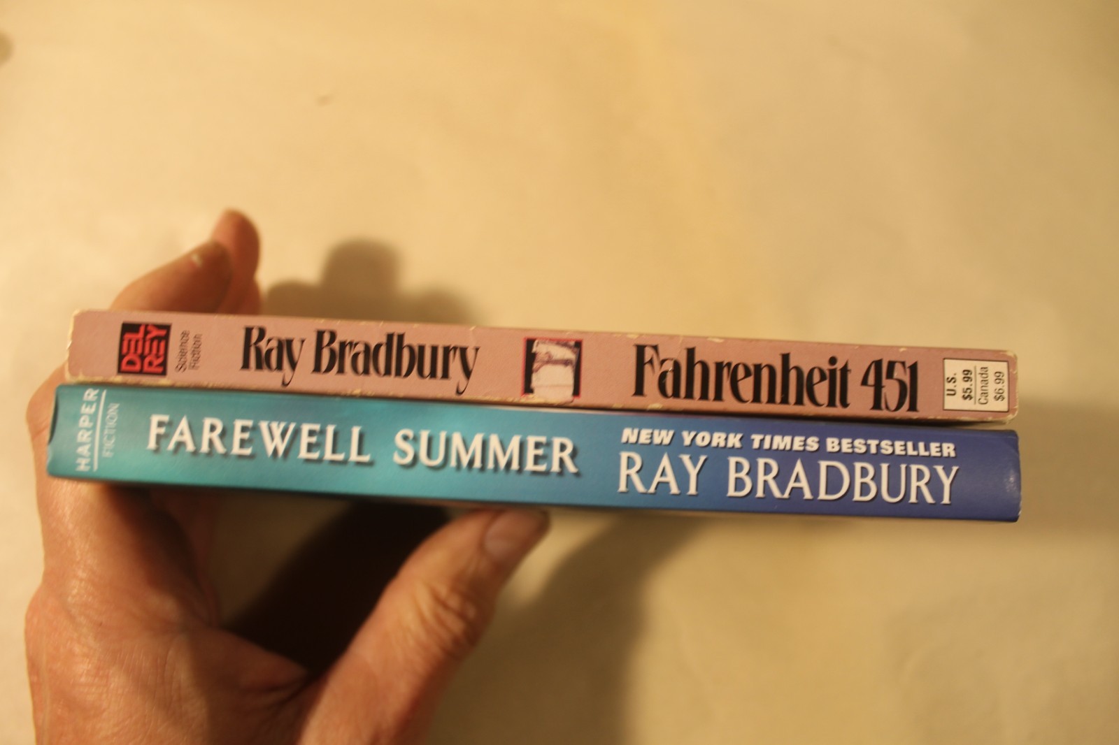 Fahrenheit 451 & Farewell Summer by Ray Bradbury (2 Books)