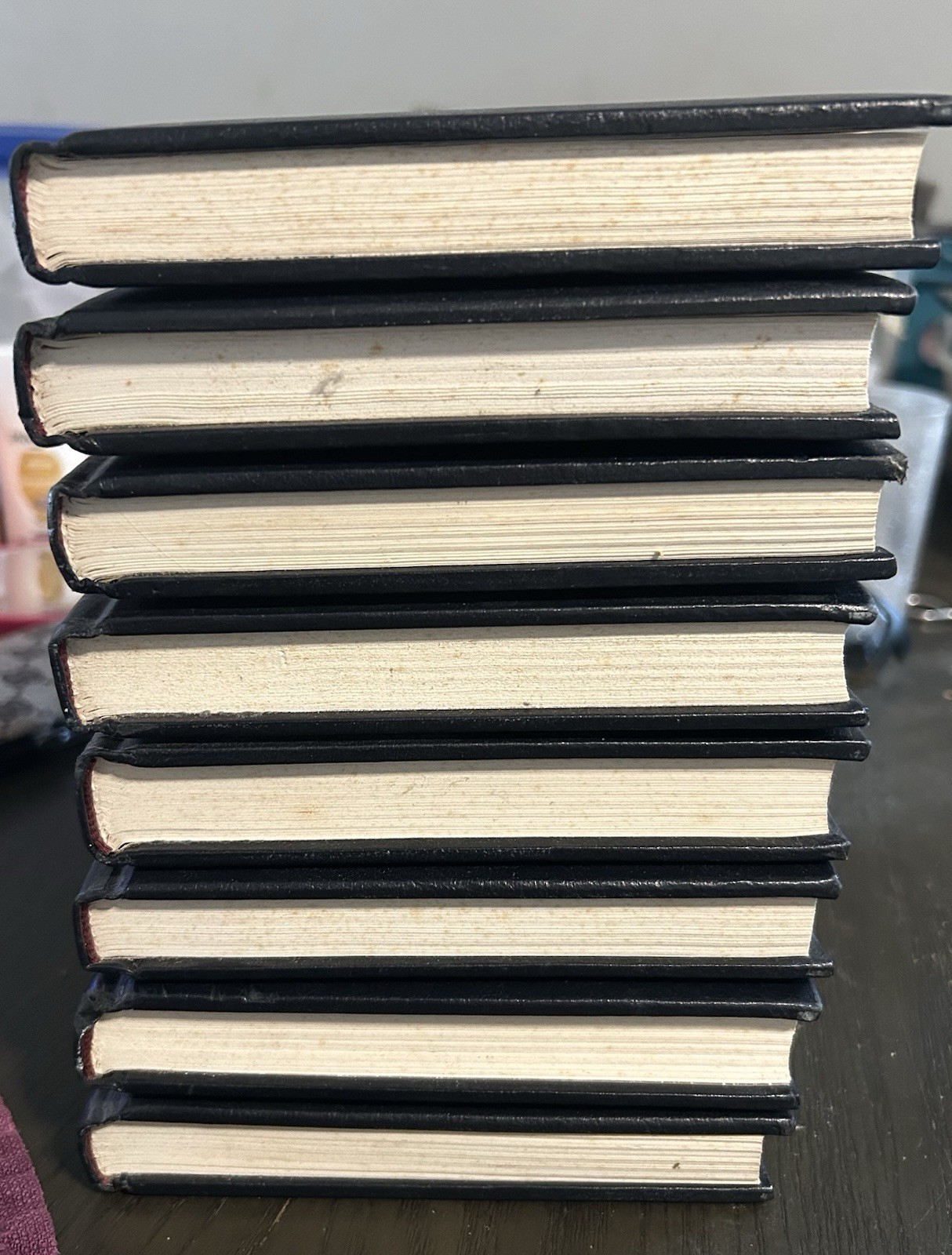 Lot of 8 The Agatha Christie Mystery Collection Bantam Hardcover Leatherette