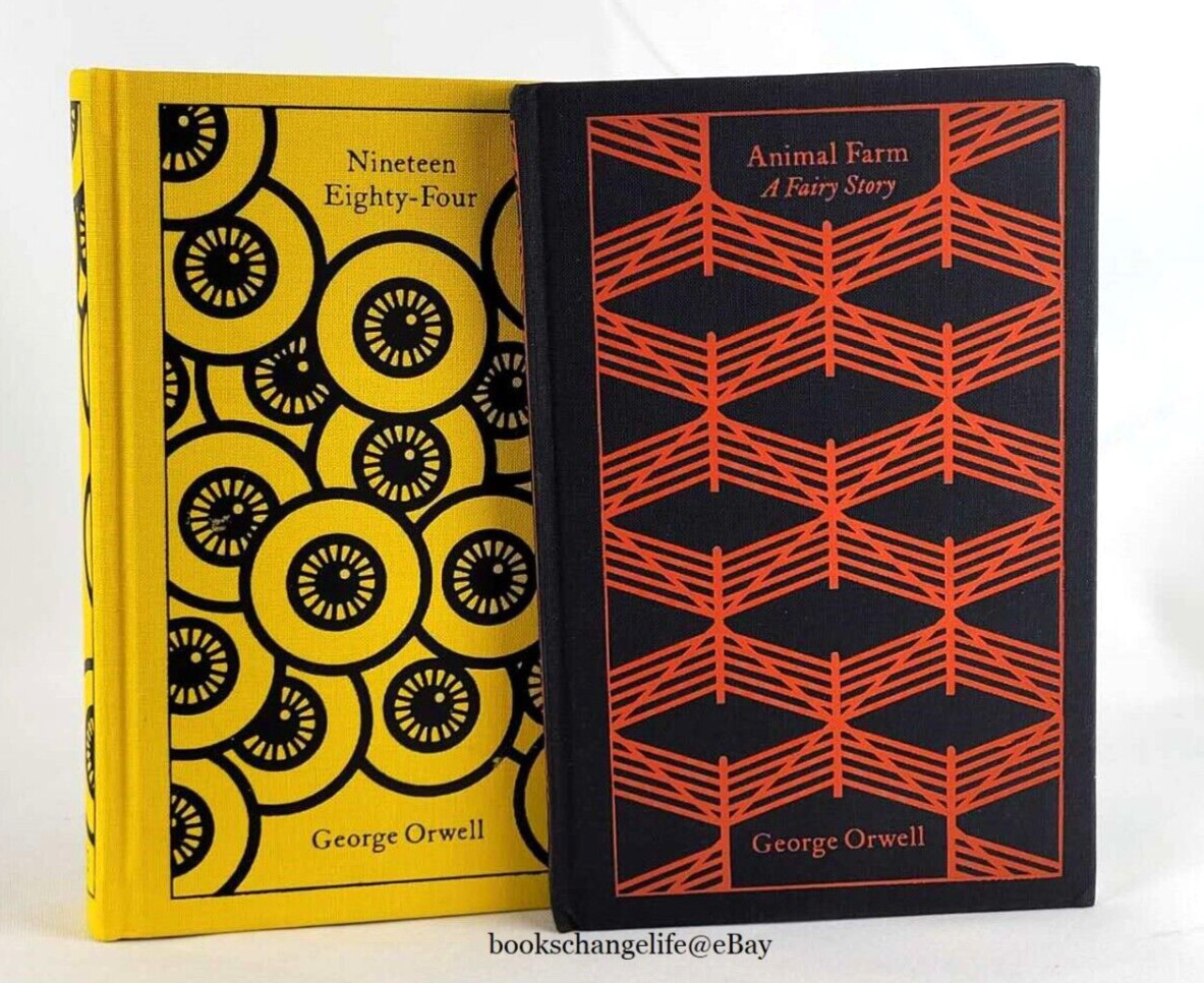 George Orwell Animal Farm & 1984 Nineteen Eighty-Four Clothbound Hardcover NEW