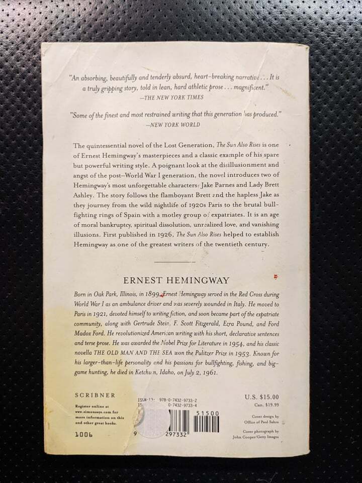 The Sun Also Rises by Ernest Hemingway (2006, Trade Paperback, Anniversary)