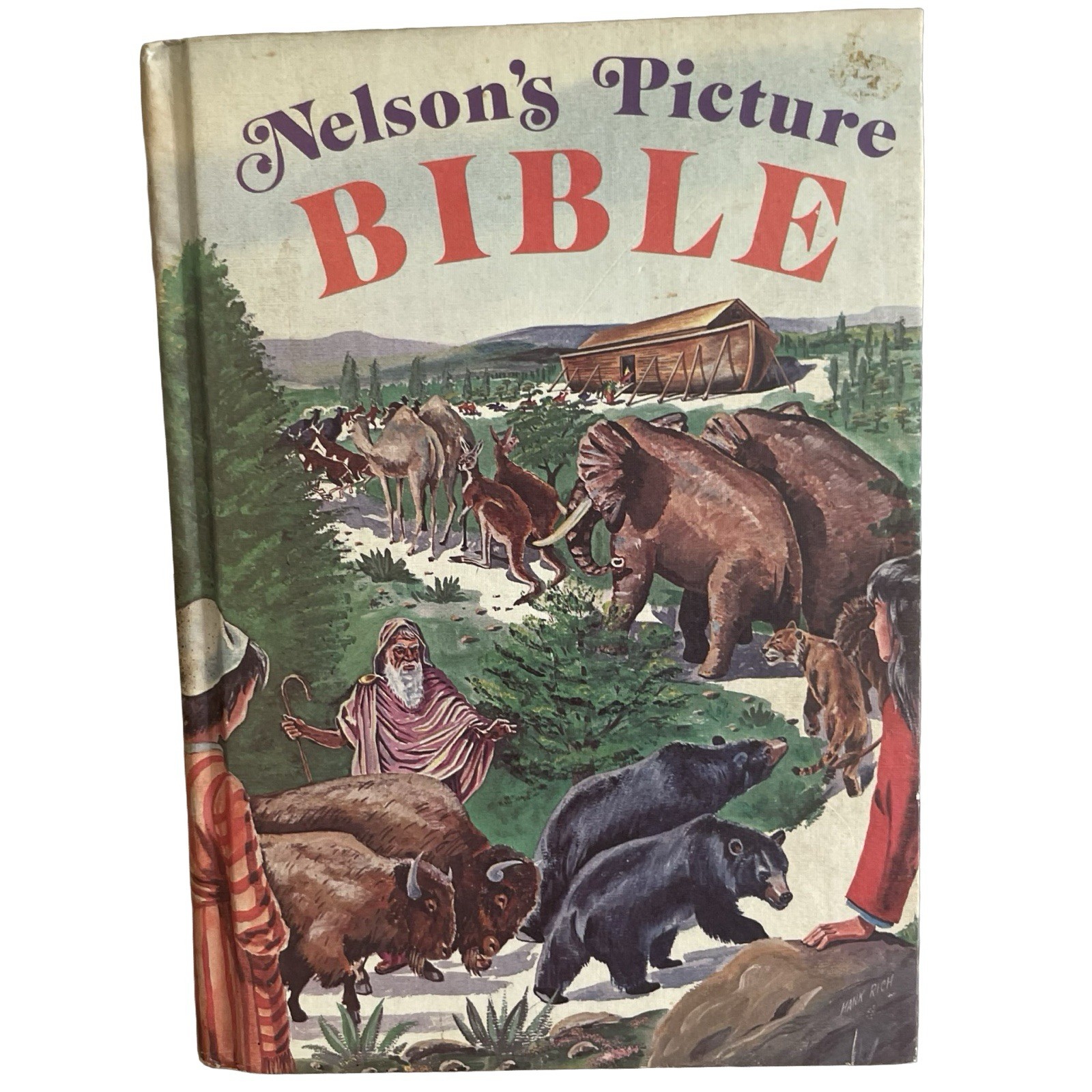 Nelson’s Picture Bible J. F. Allen 1973 Hardcover Children Religious Education