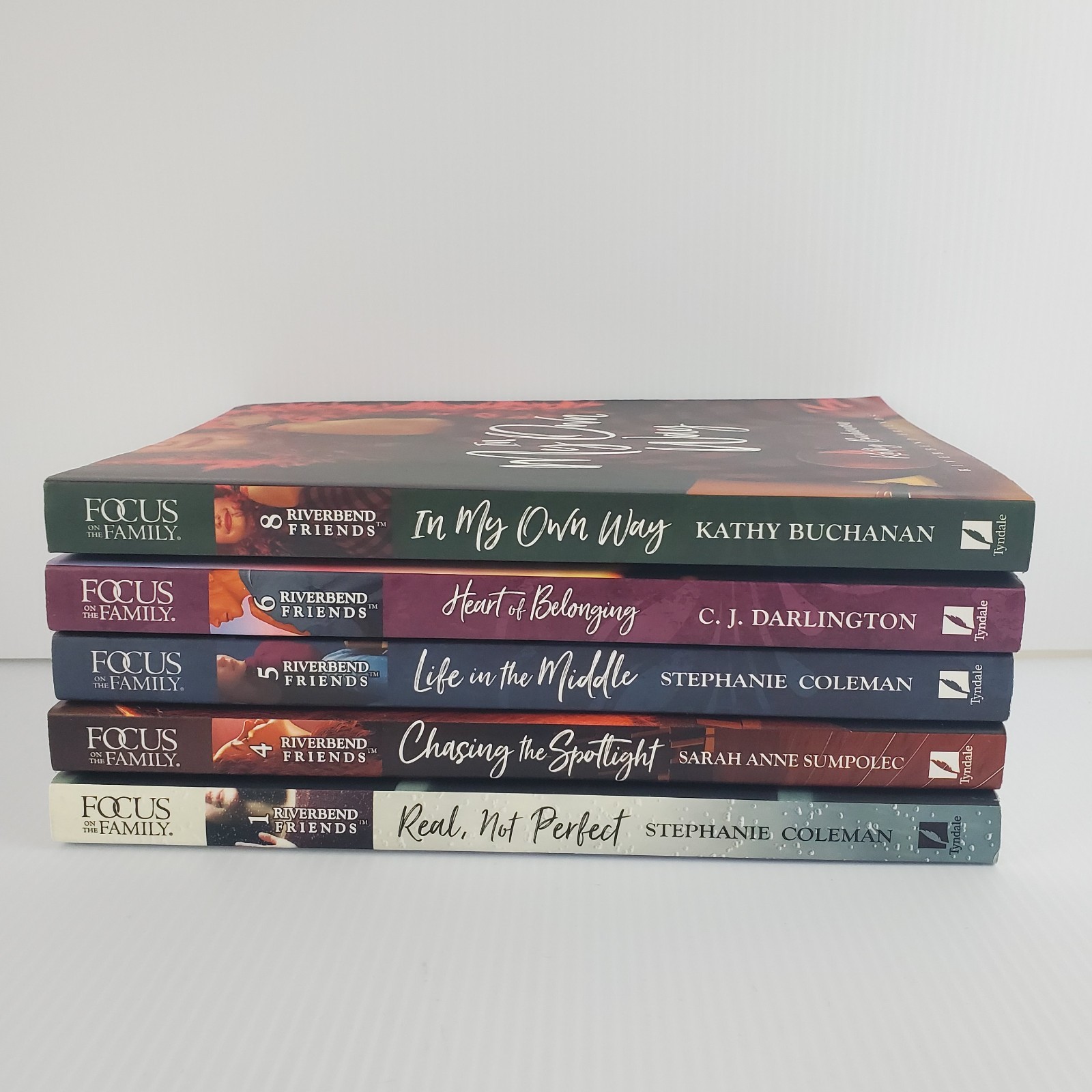 Lot of 5 Riverbend Friends Focus On the Family Books 1 4 5 6 8 In My Own Way PB