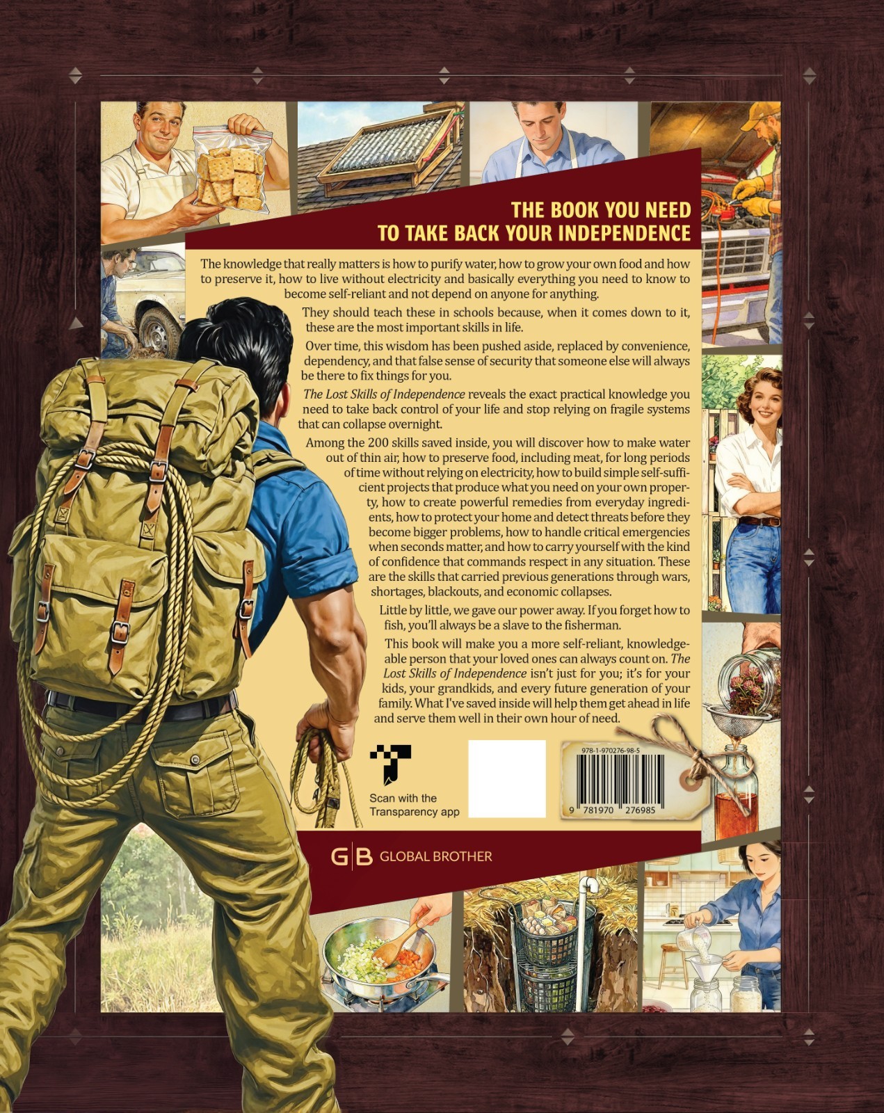 The Lost Skills of Independence – Hardcover, Spiral Bound, Colored Illustrations