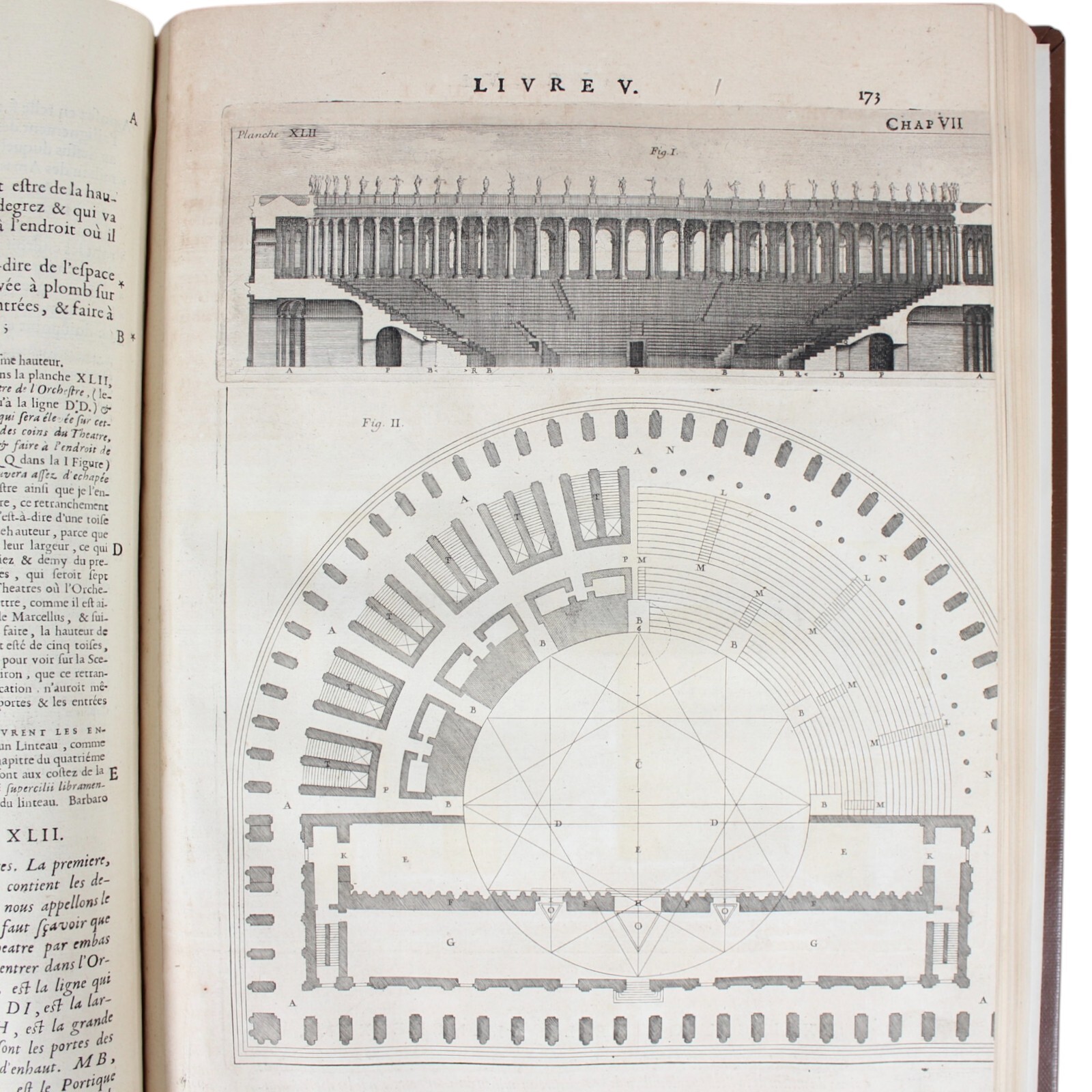 1684 Architecture VITRUVIUS Ten Books 2nd Ed Enlightenment Renaissance Engraving